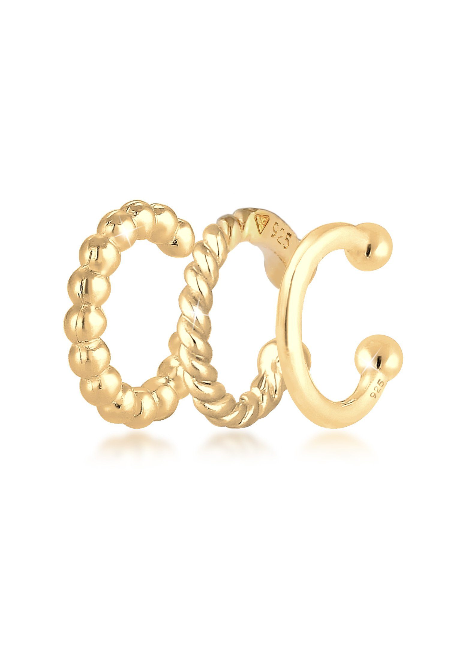 Elli Single-Ohrhaken Ohrklemme Ear Cuff 3er günstig online kaufen