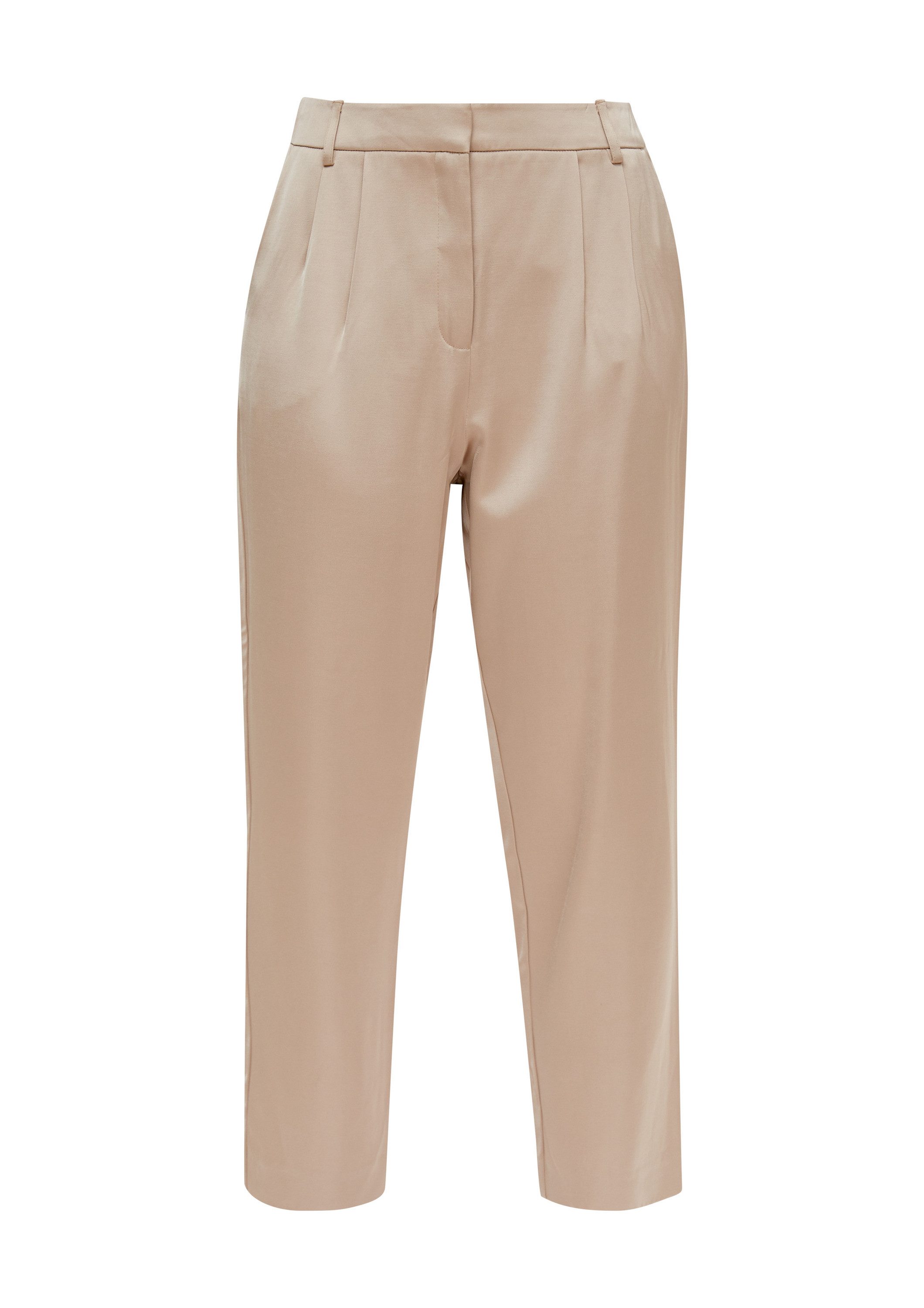 comma 7/8-Hose Hose Regular: 7/8-Hose aus Satin günstig online kaufen