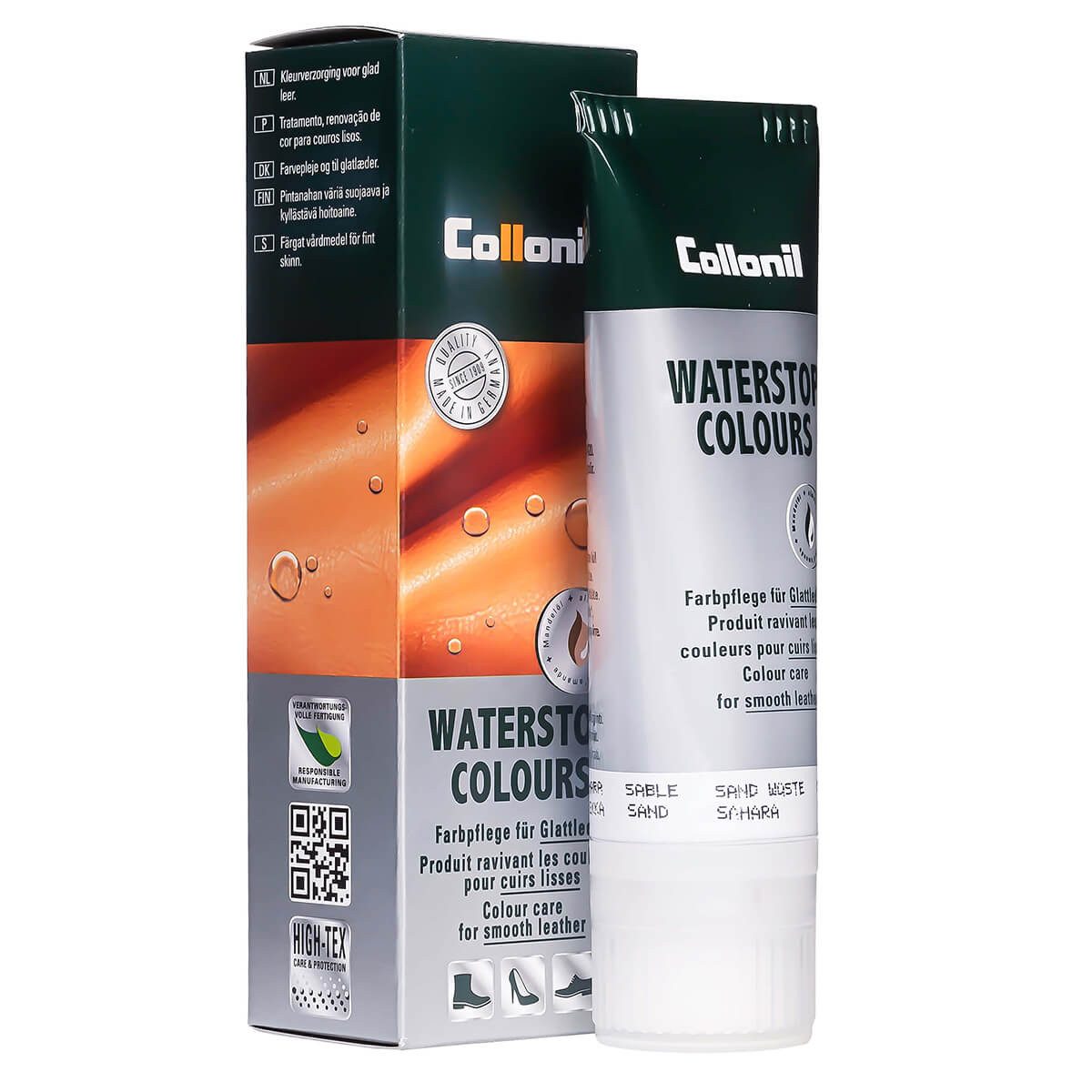 Collonil Waterstop Colours - Farbige Pflege- und Imprägniercreme für Glattleder Schuhcreme