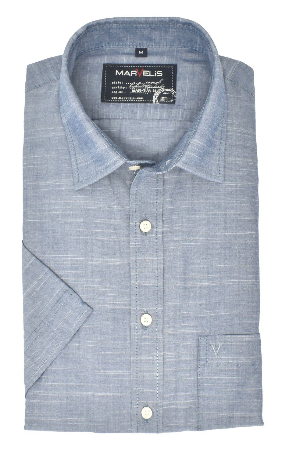 MARVELIS Kurzarmhemd CASUAL FIT - Businesshemd günstig online kaufen