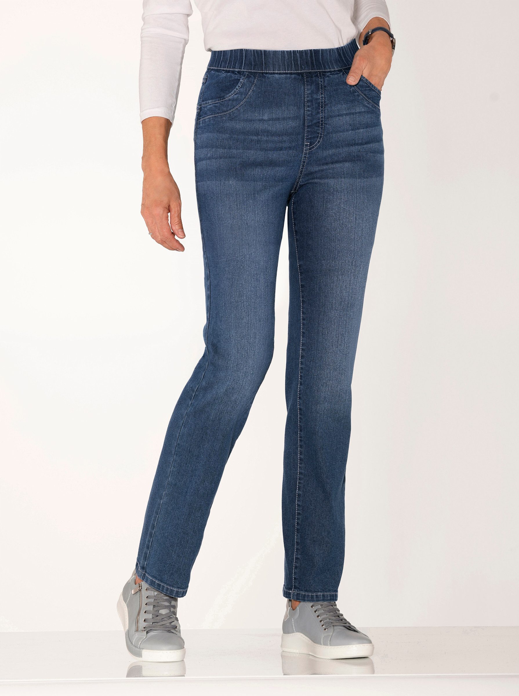Witt Bequeme Jeans Schlupfjeans komfortabel – Bild 3 von 5