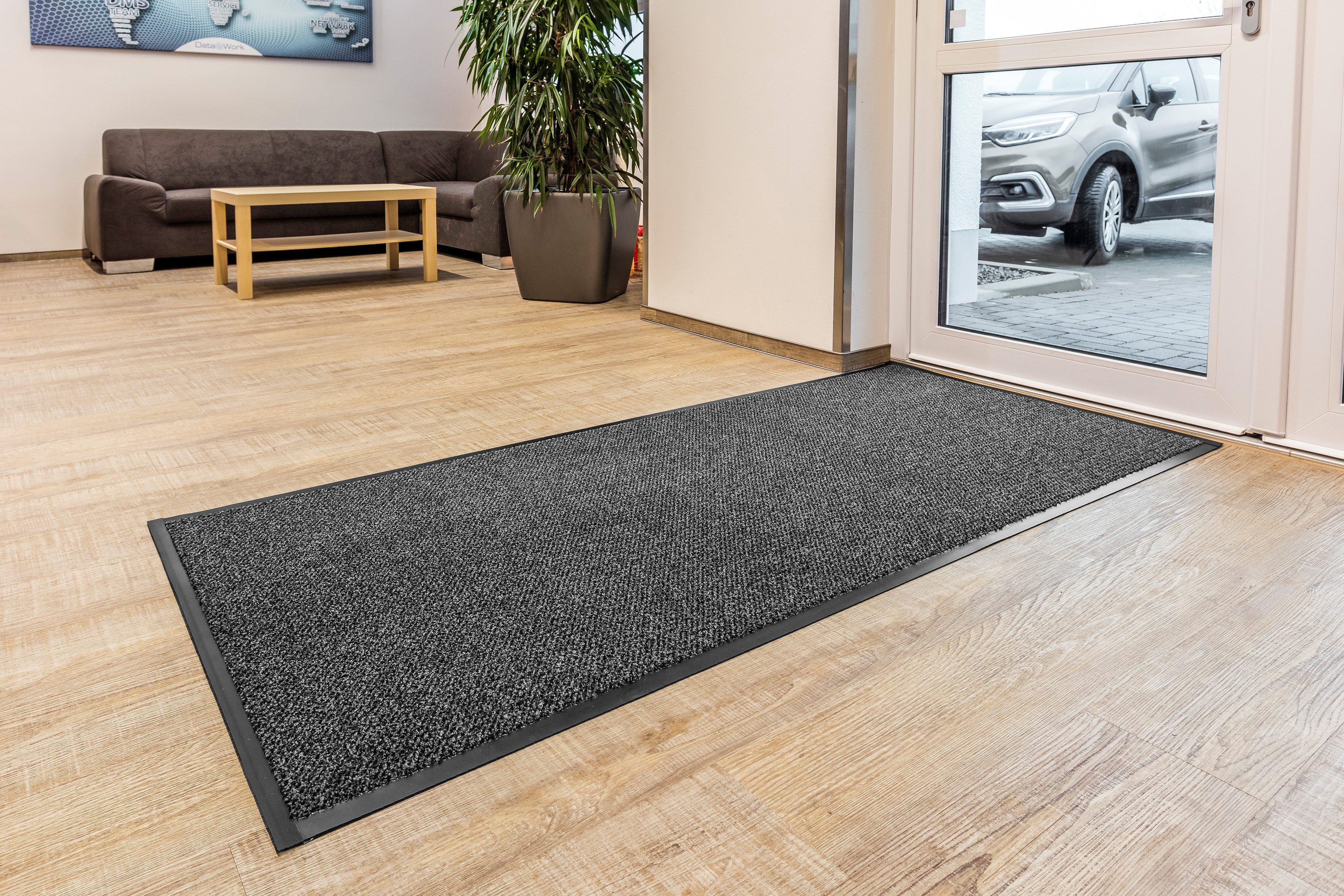 ASTRA Fußmatte Graphit 635, rechteckig, Höhe: 8 mm, Schmutzfangmatte, In -und Outdoor geeignet