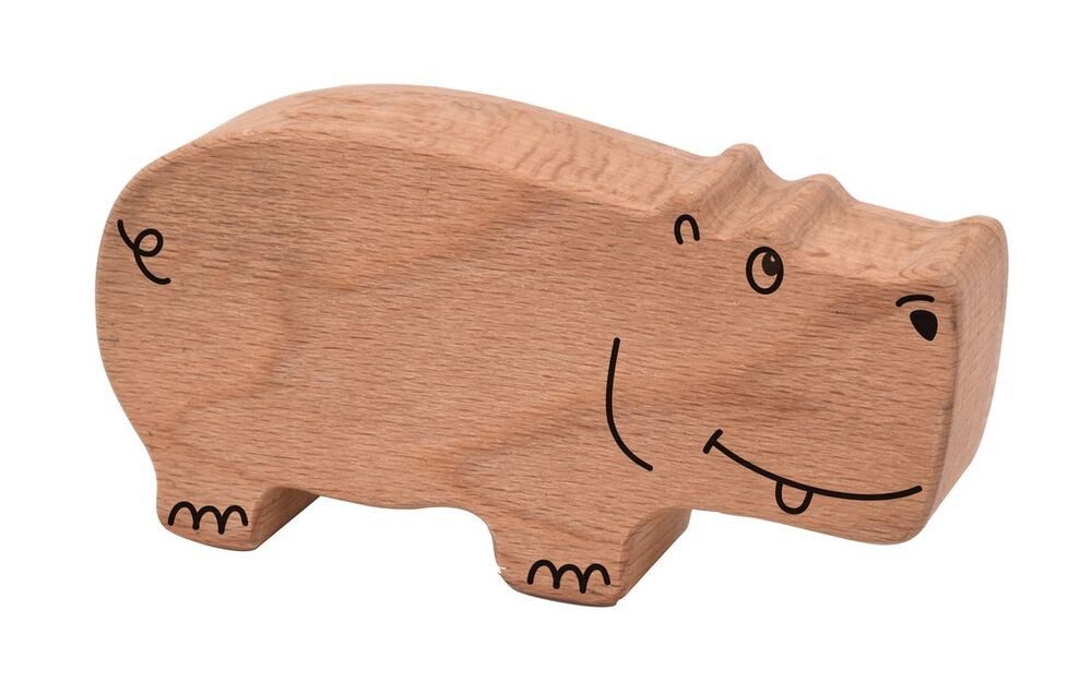 Voggenreiter Spielzeug-Musikinstrument Voggenreiter Holzrassel Hippo