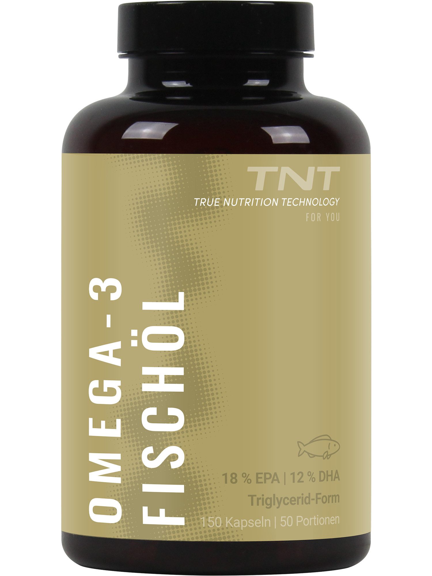 TNT (True Nutrition Technology) Omega-3 Kapseln aus Fischöl Kapseln, 150 St., 201 g