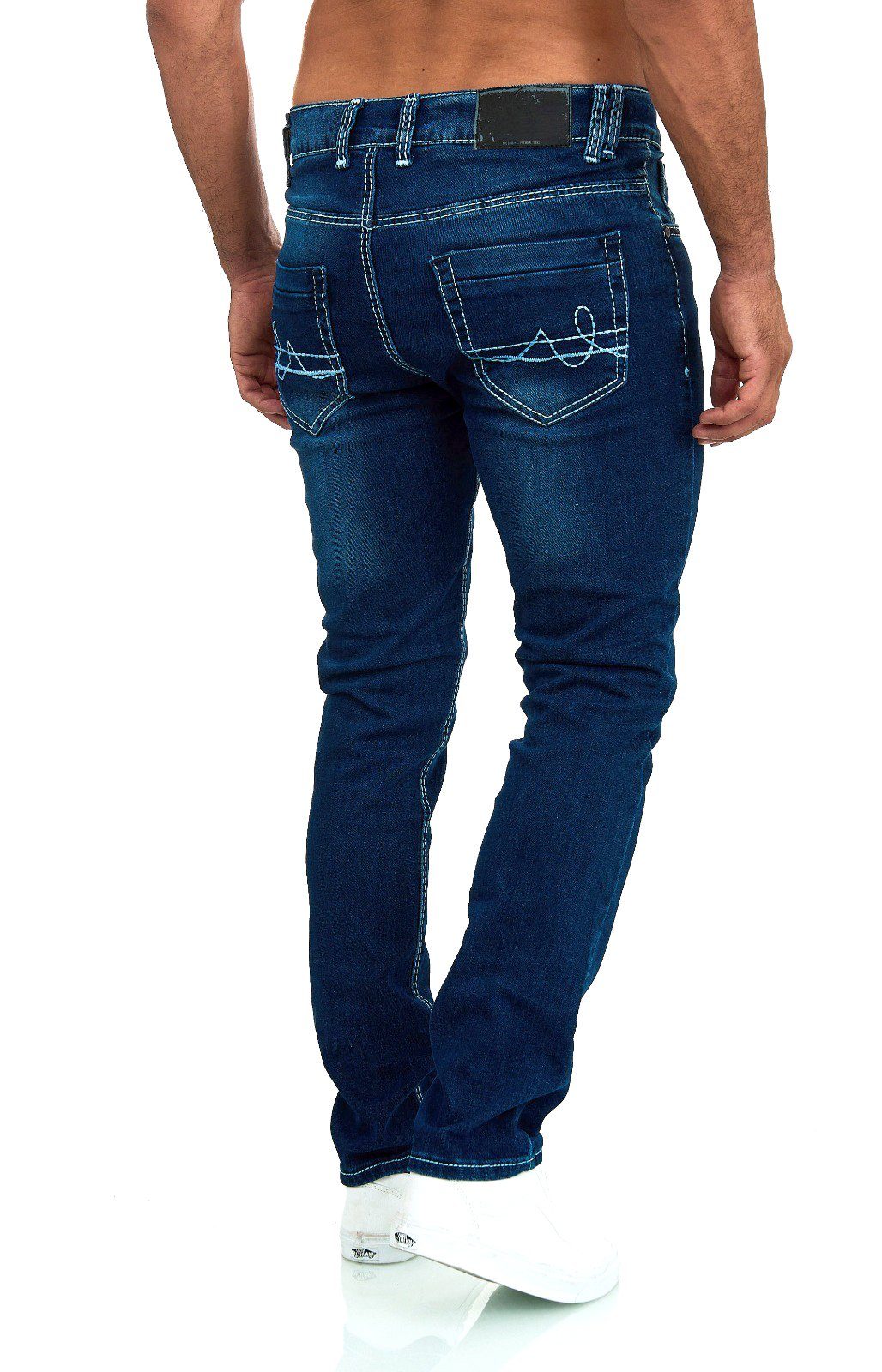 Baxboy Regular-fit-Jeans 9000 Dunkel Blau