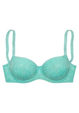 LASCANA Balconnet-BH aus feiner, blumiger Spitze, Dessous