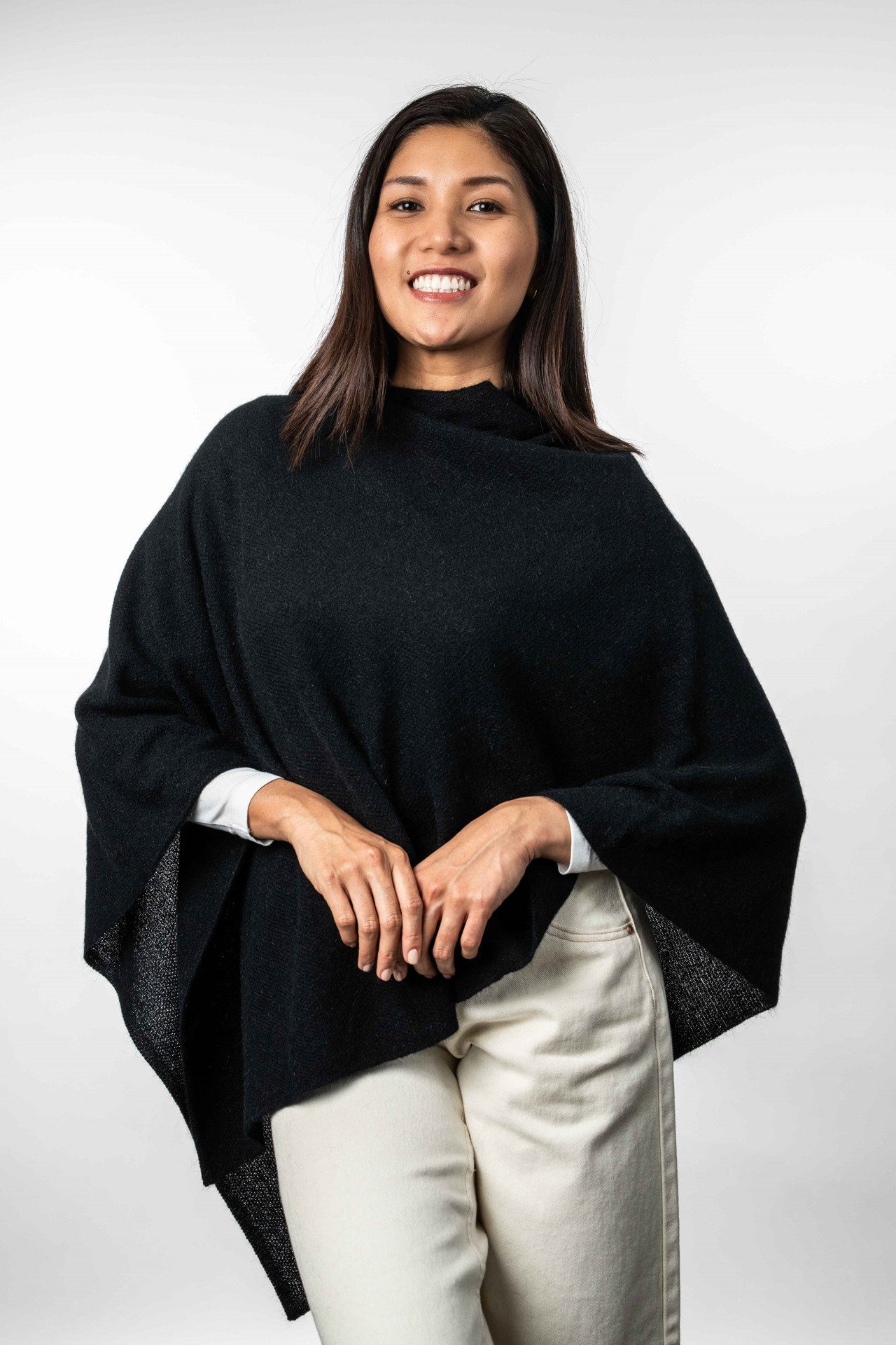 Strickponcho Koru Two Way Poncho