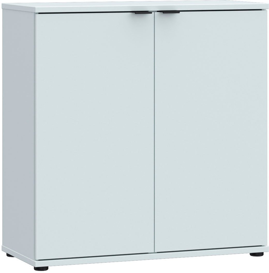 FORTE Kommode Ganymede, Kommode, Stauraum, Metallgriffe, 4 Dekore, Breite 80,1cm