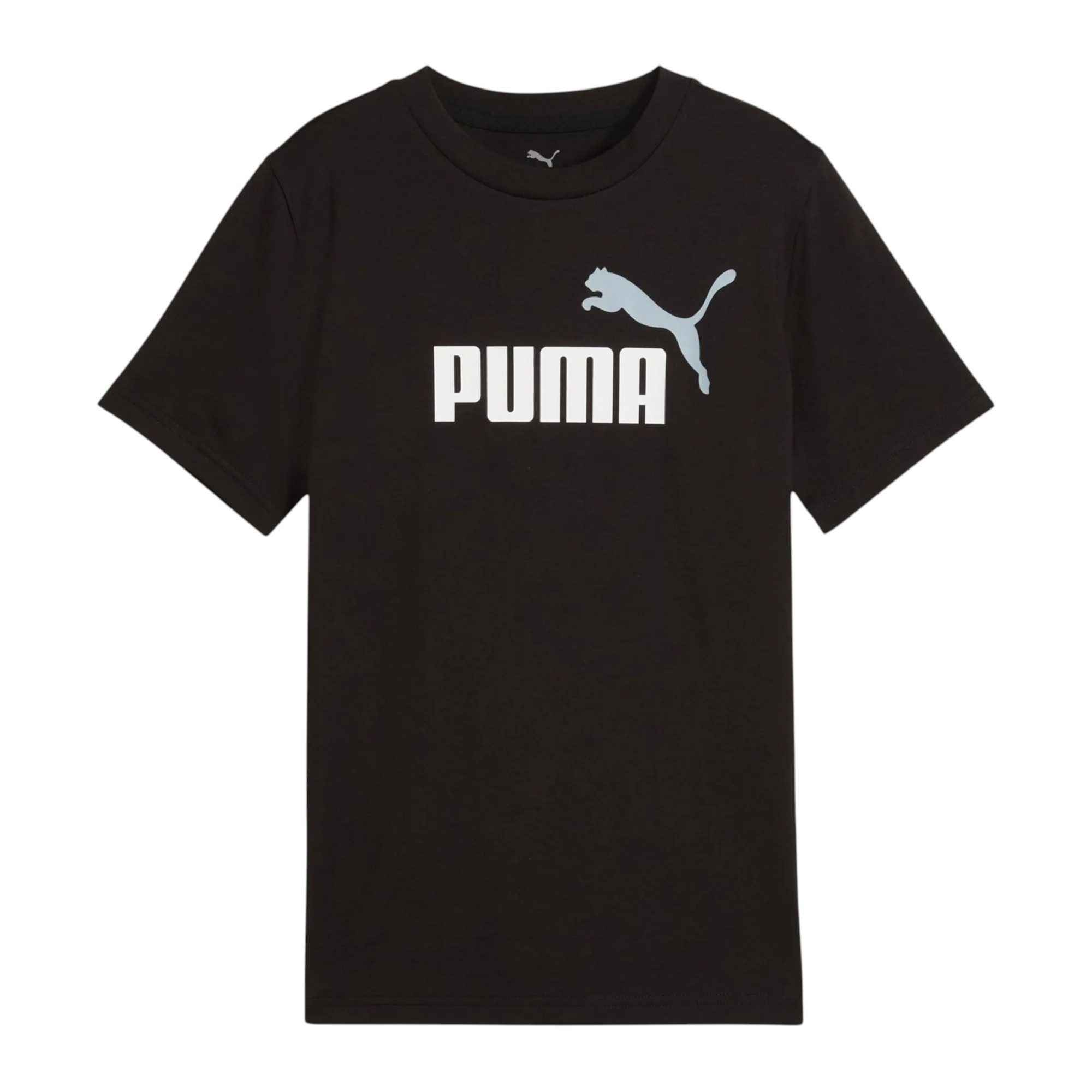 PUMA T-Shirt ESS 2 Color No.1 Logo Tee (Baumwolle) schwarz Jungen