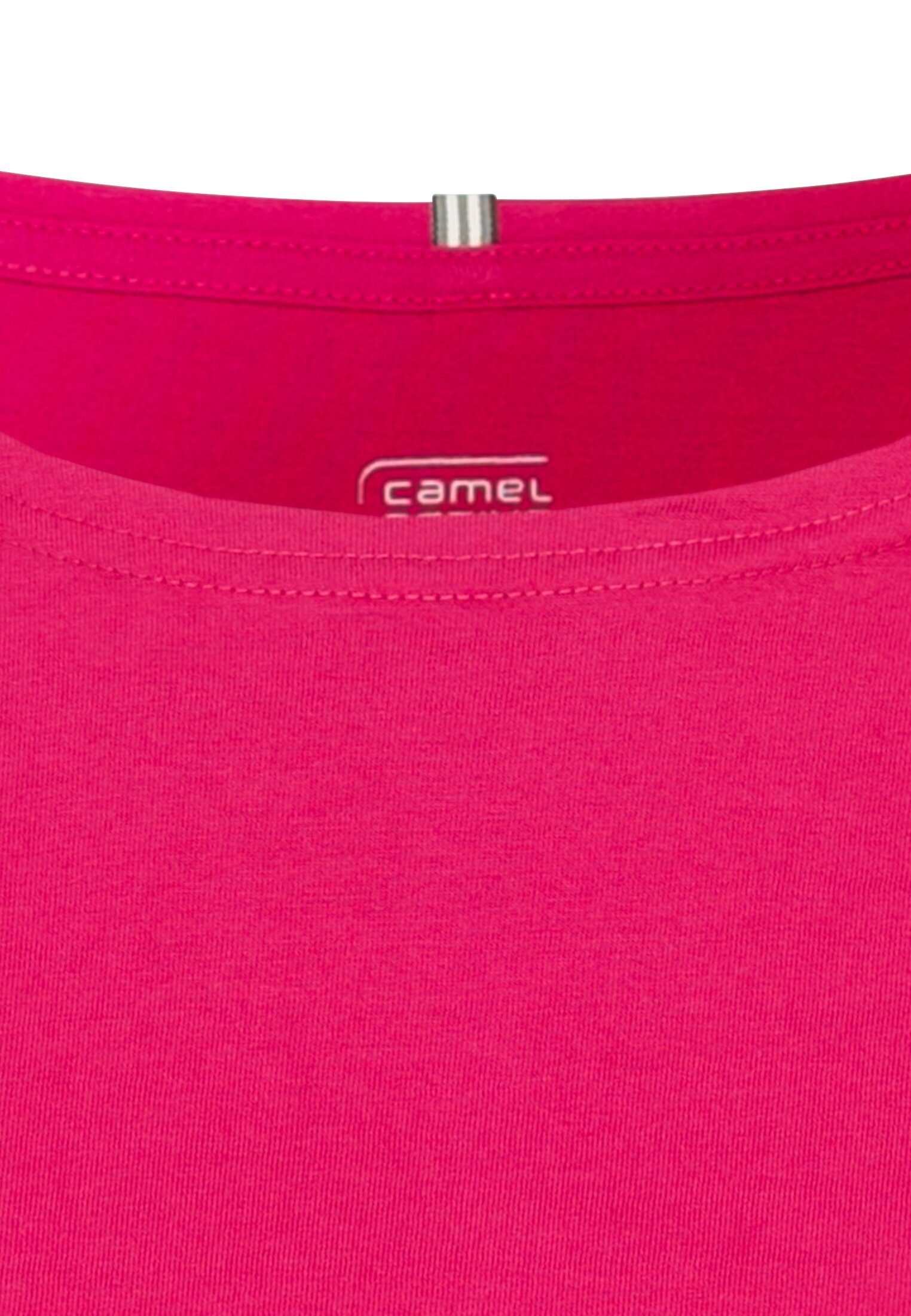 Cotton Magnolia camel Shirts_T-Shirt Langarmshirt aus Organic active