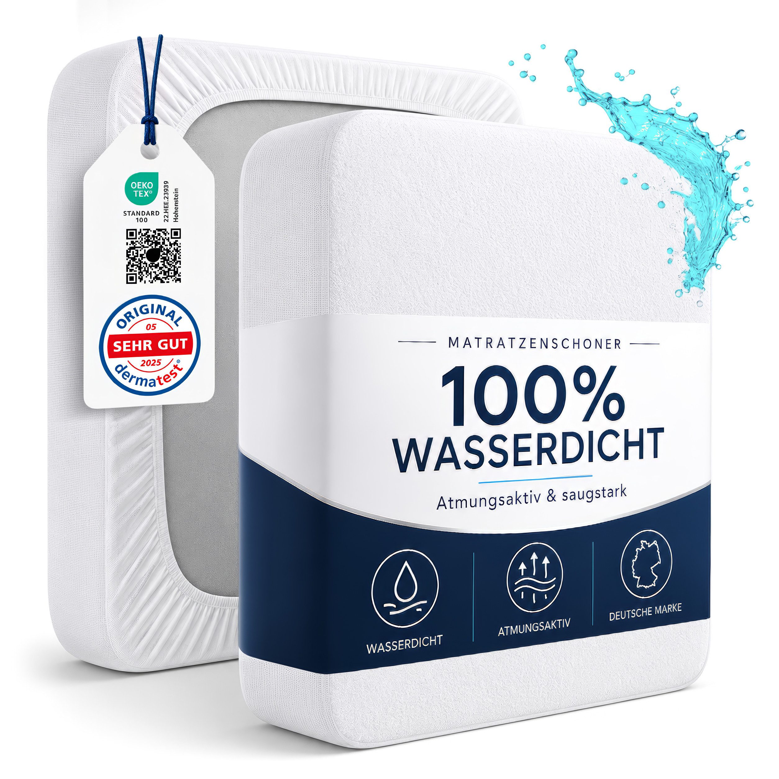 Matratzenschoner Wasserdichter, atmungsaktiver Matratzenschoner – leise & waschbar Gentle North