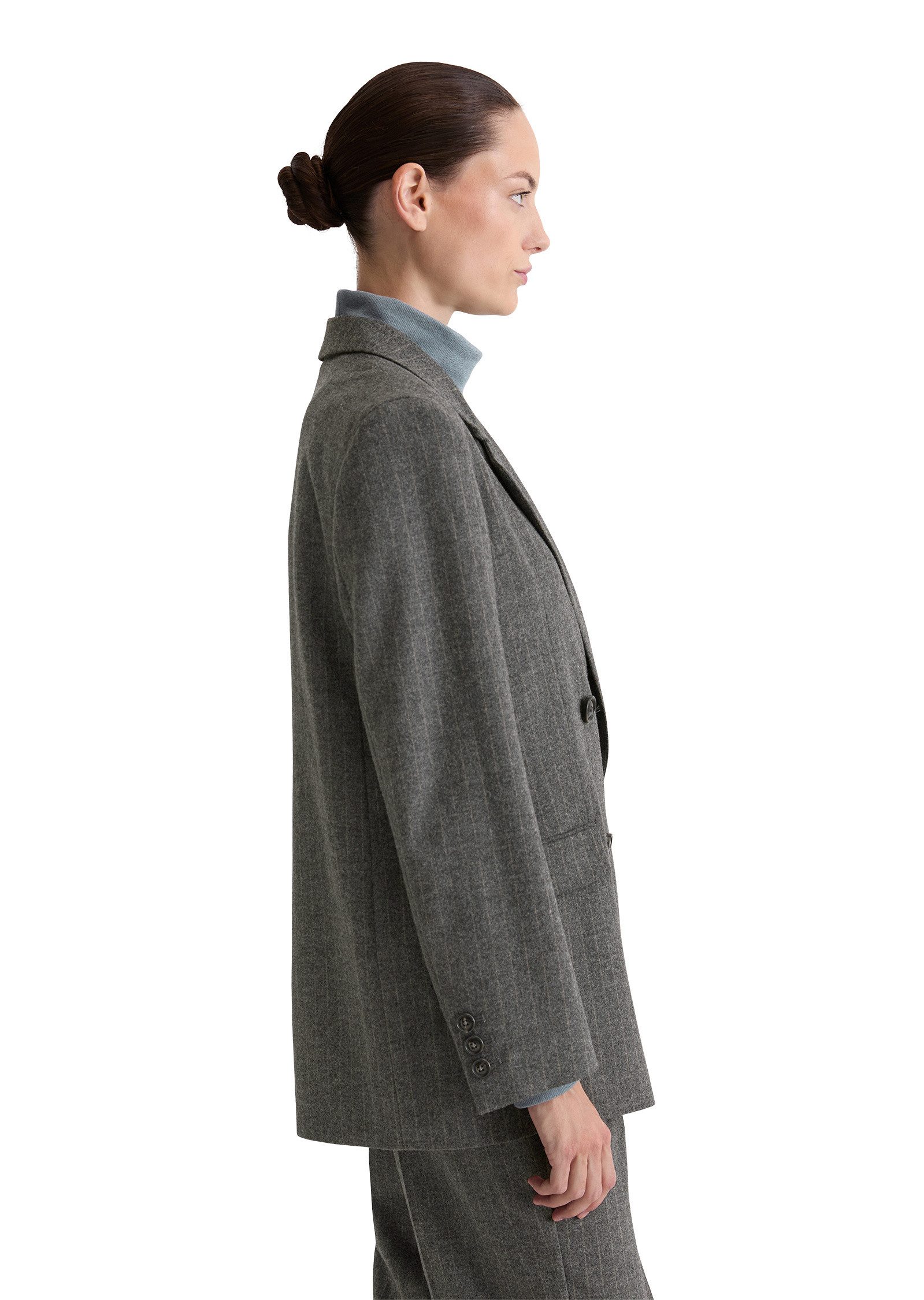 Marc O'Polo Longblazer aus Wolle-Viskose-Mix-Stretch günstig online kaufen