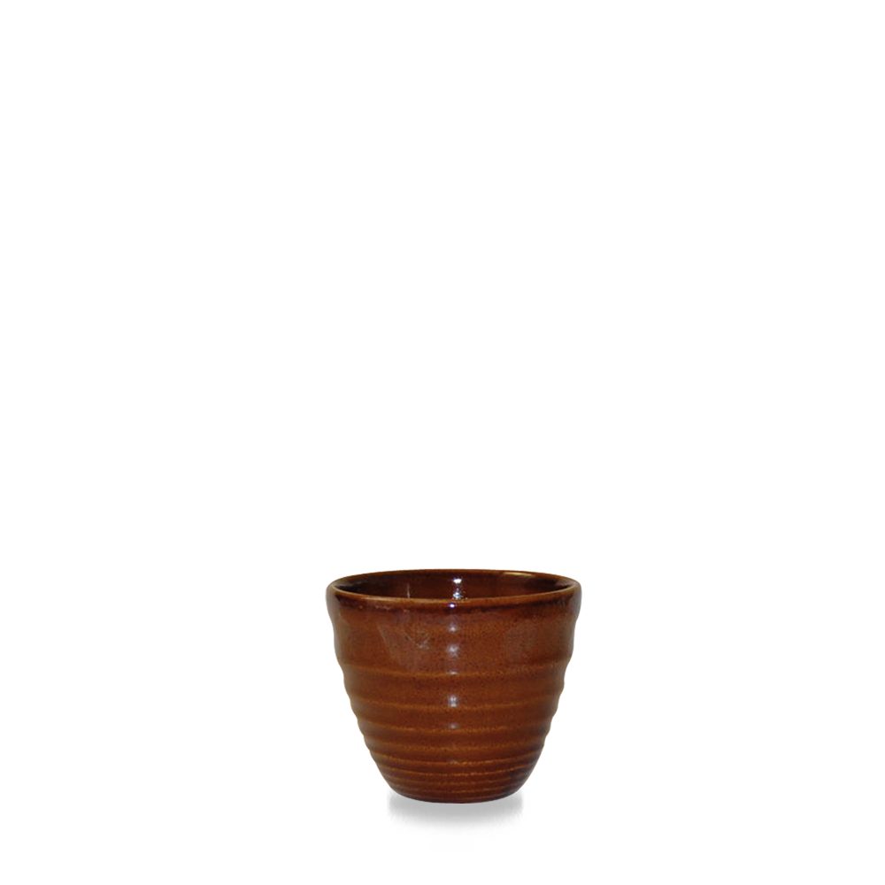 Sauciere Super Vitrified Cinnamon Ripple Bowl 5,9cm / 5,7cl, 12