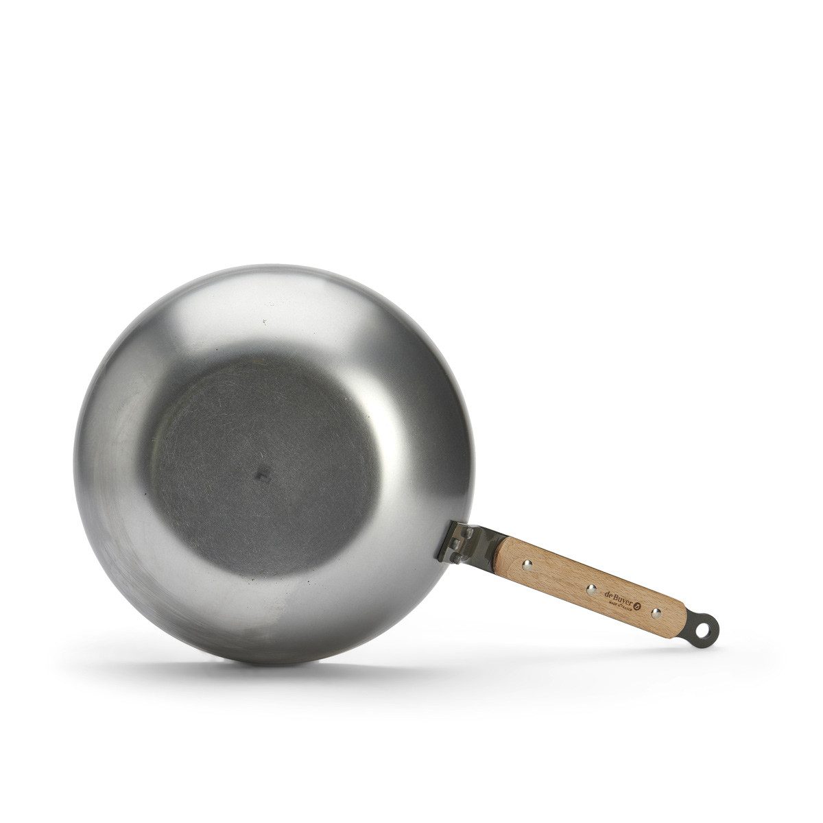 de Buyer Wok Mineral B Bois, 28 cm