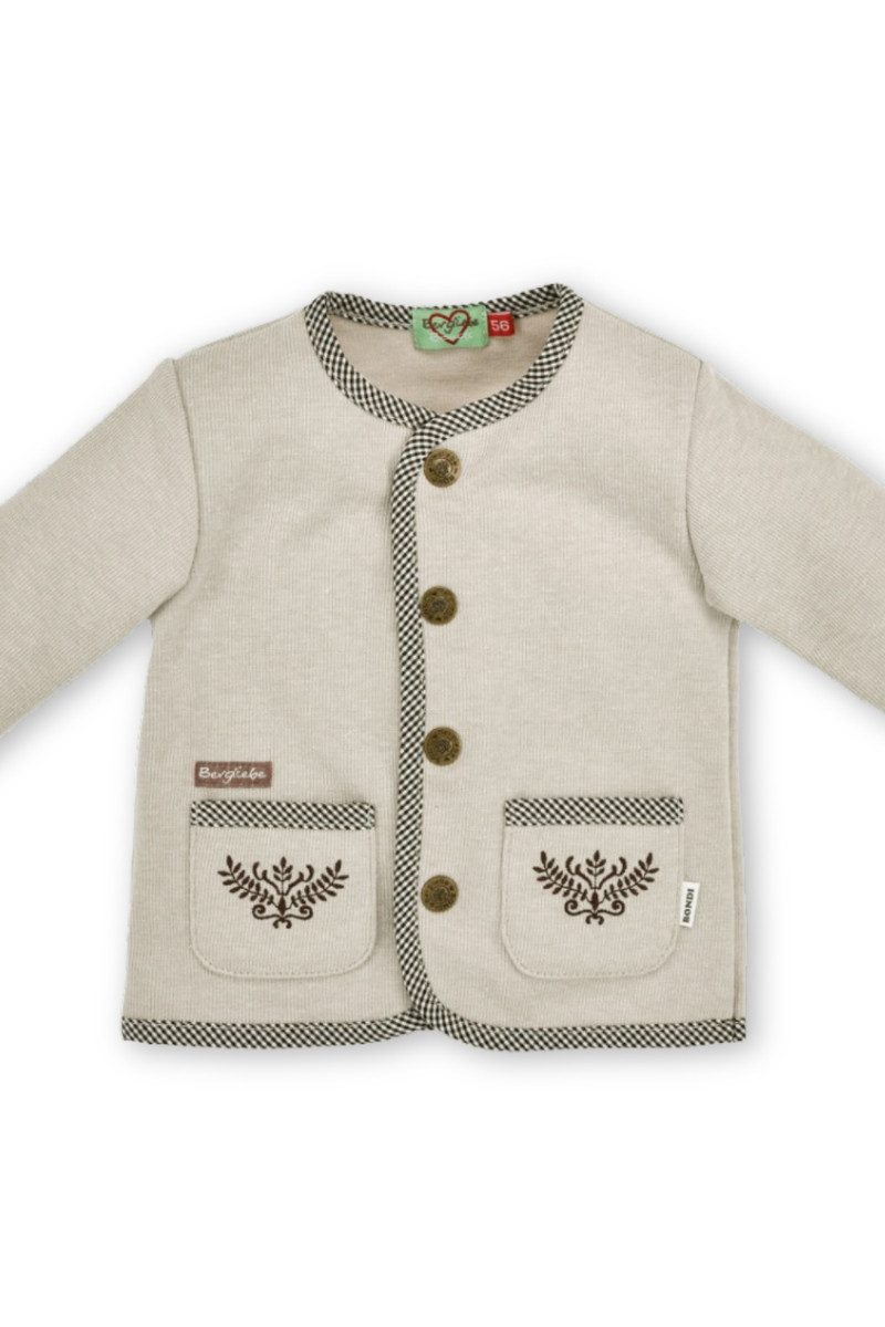 BONDI Trachtenkleid Trachtenjacke Baby - BERGLIEBE - beige