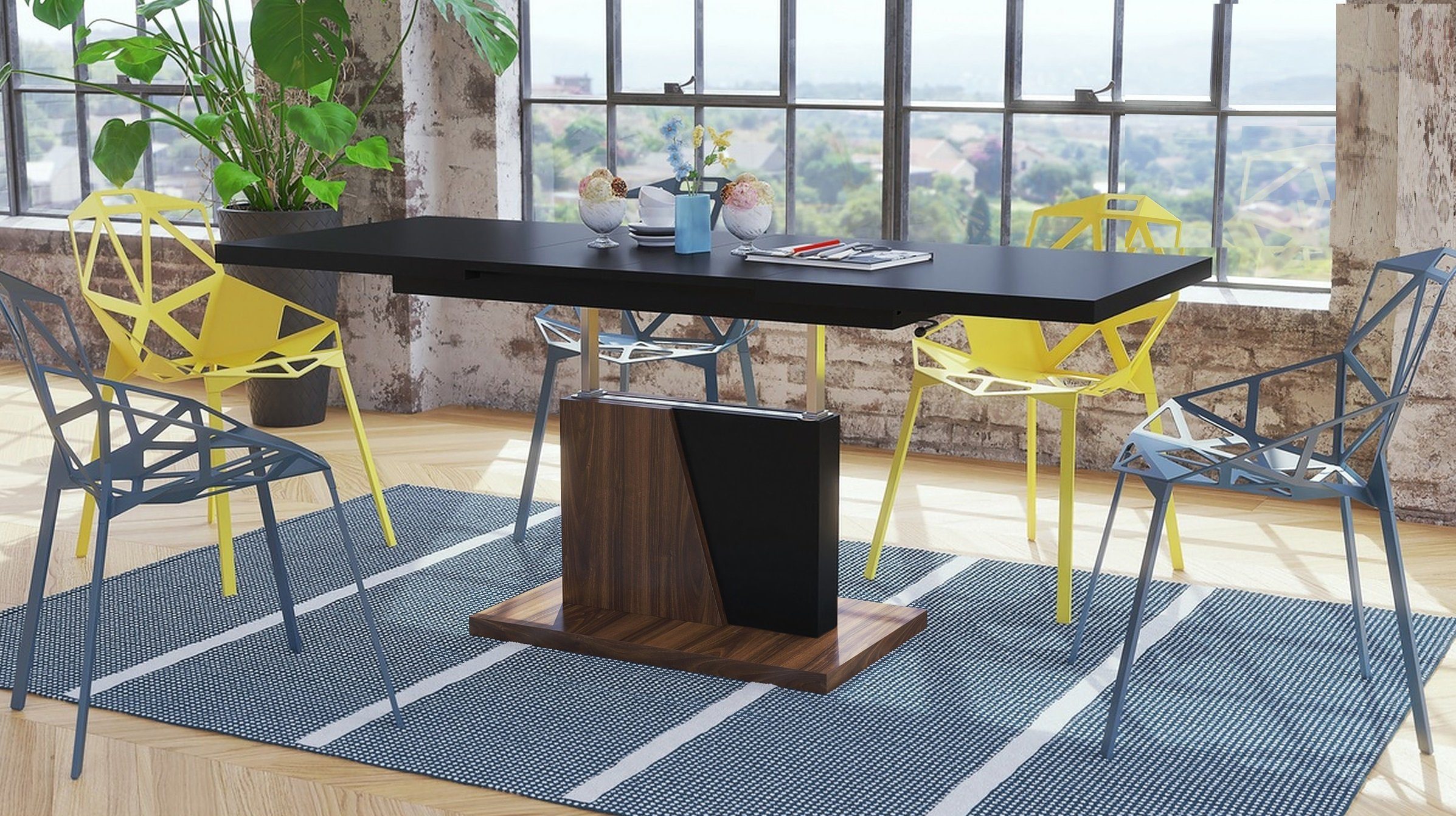 Mazzoni Couchtisch Grand Noir Schwarz matt günstig online kaufen