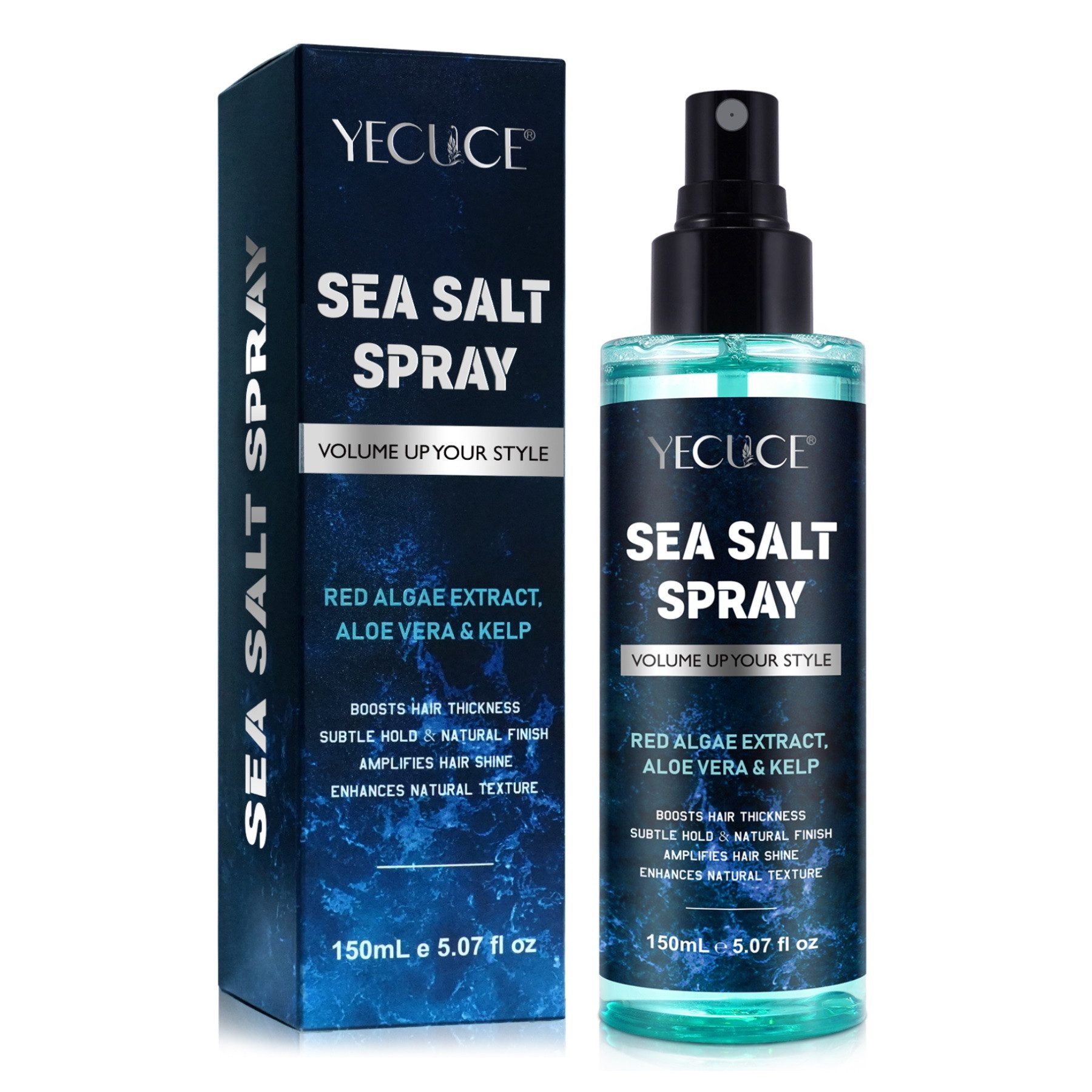 P-Beauty Cosmetic Accessories Haarspray Meerwasser Meersalzspray Salzspray Haar Volumen Textur Glanz Aloe Vera, 1-tlg., Haarspray, Styling, Volumen, Haarpflege