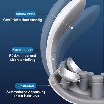 Welikera Massagegerät Massagegerät Nacken, 15 Intensitätsstufen, 6 Modi,TENS-Pulsstrom, 1-tlg.