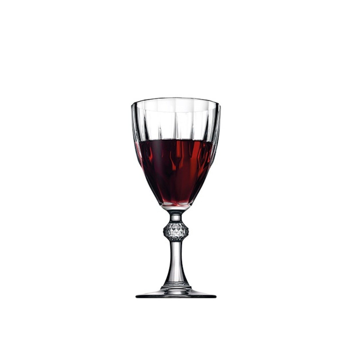 Gläser-Set Diamond Rotweingläser - 245 ml, 6-teilig - elegant & stilvoll