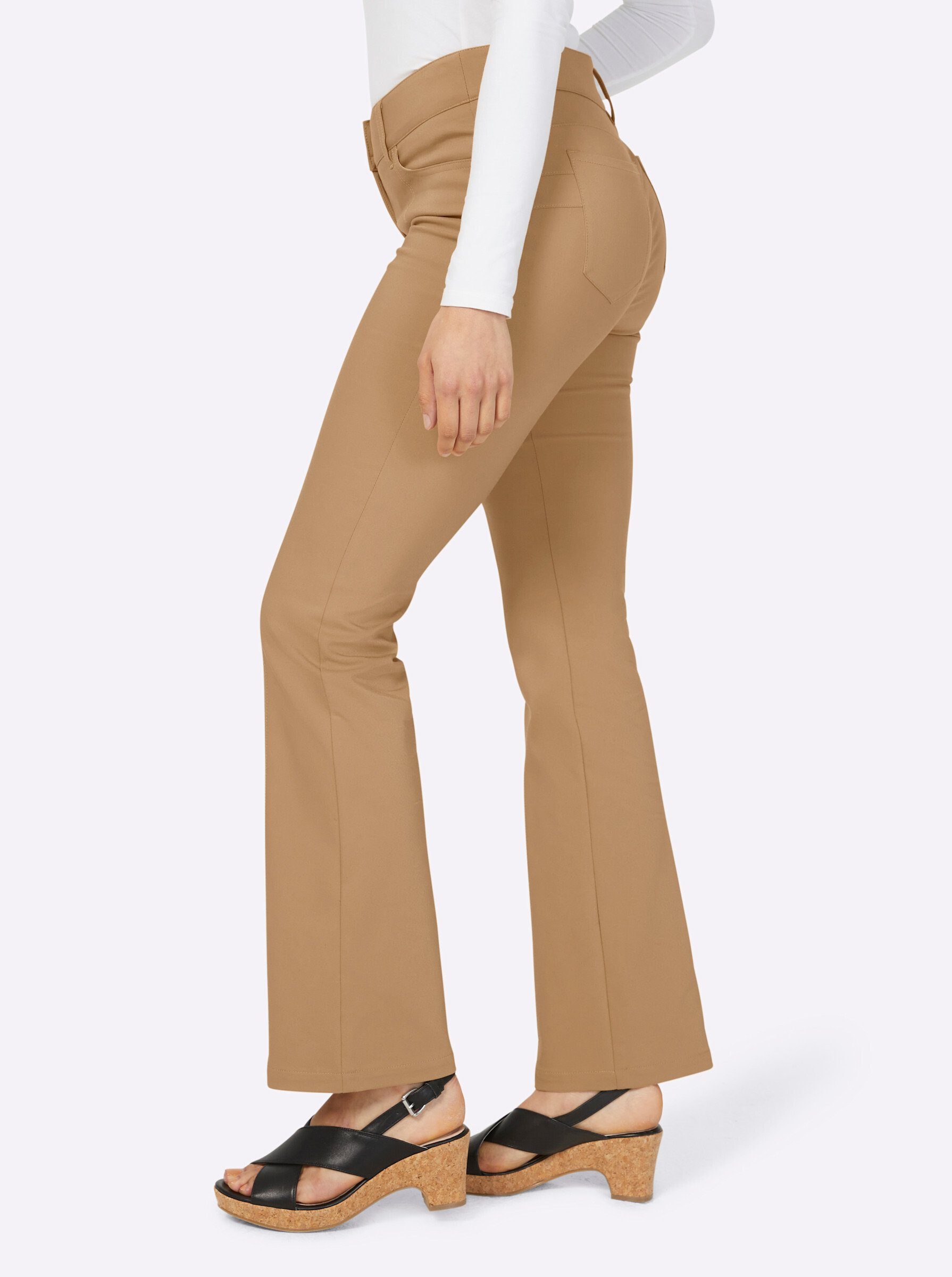 cm heine 77 ca. Jerseyhose Innenbeinlänge camel