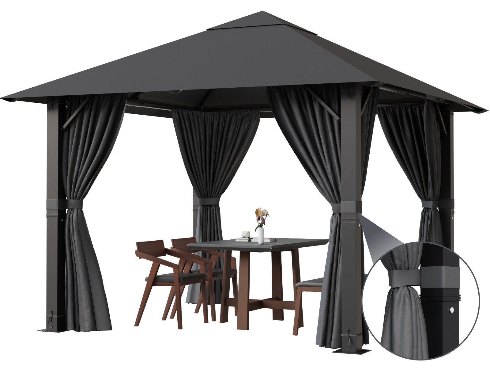HOMALL Pavillon Gazebo Zelt 3*3/3*4 wetterfestes günstig online kaufen