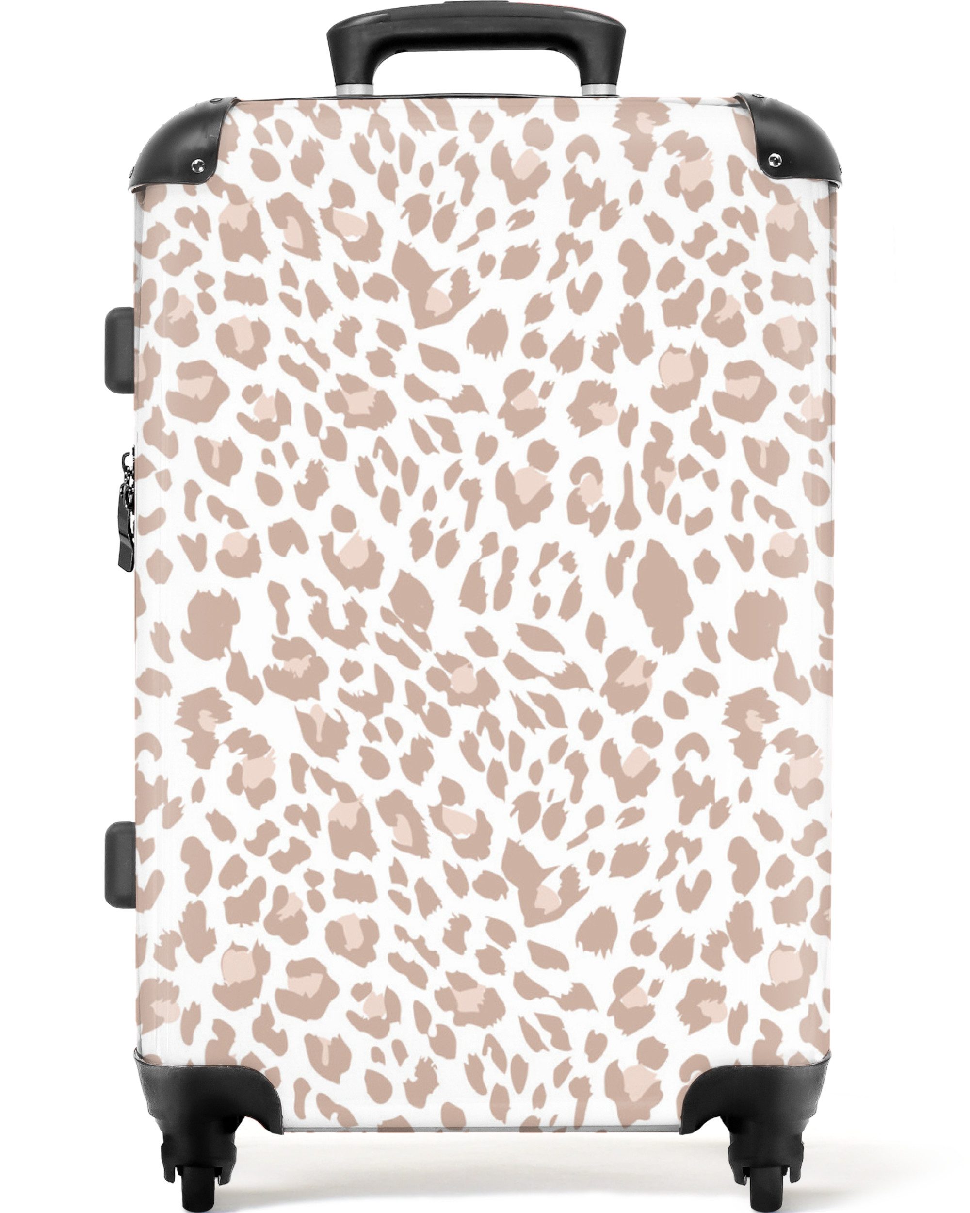 NoBoringSuitcases.com© Hartschalen-Trolley Tiermuster - Braun - günstig online kaufen