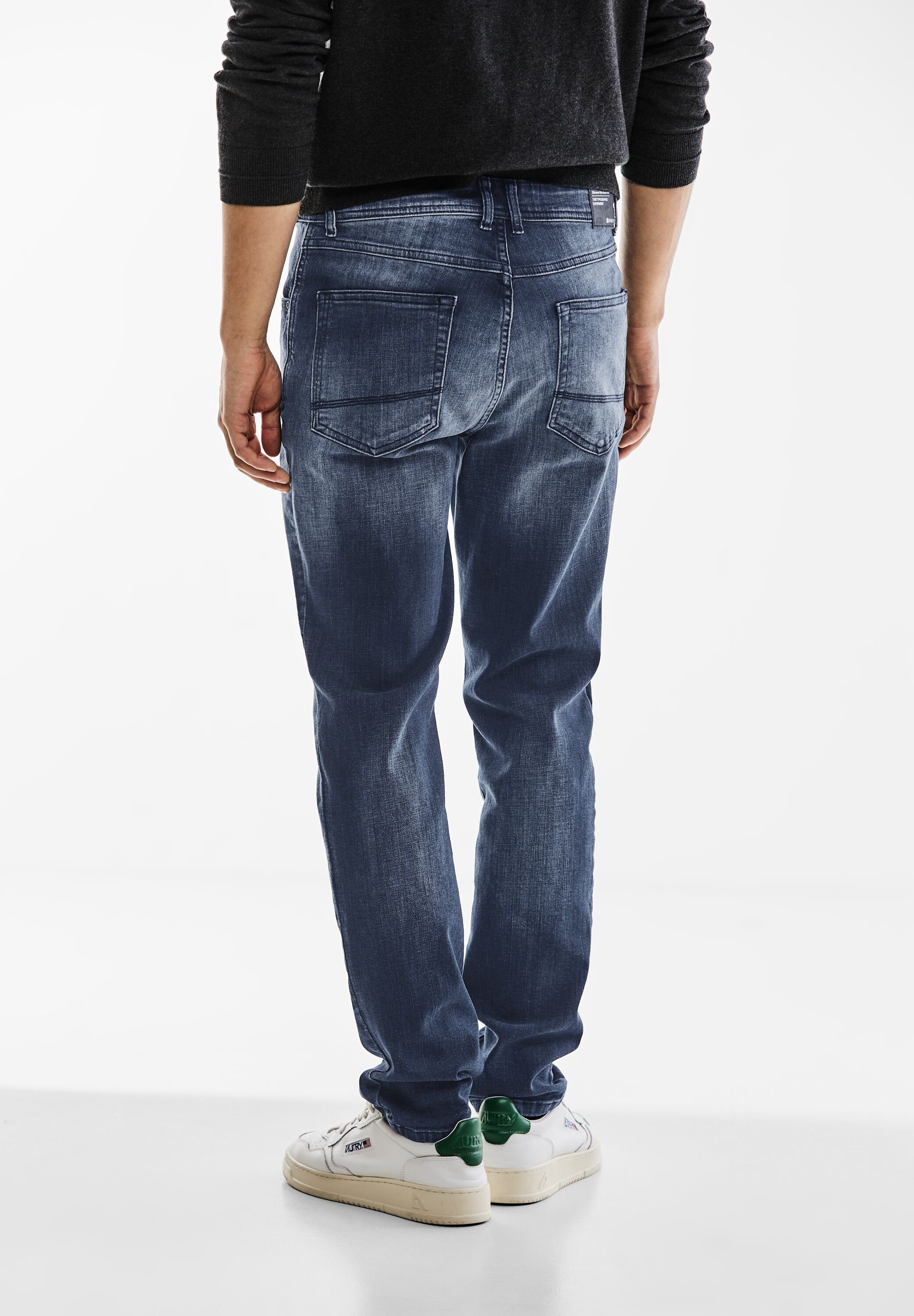 STREET ONE MEN Gerade Jeans Middle Waist