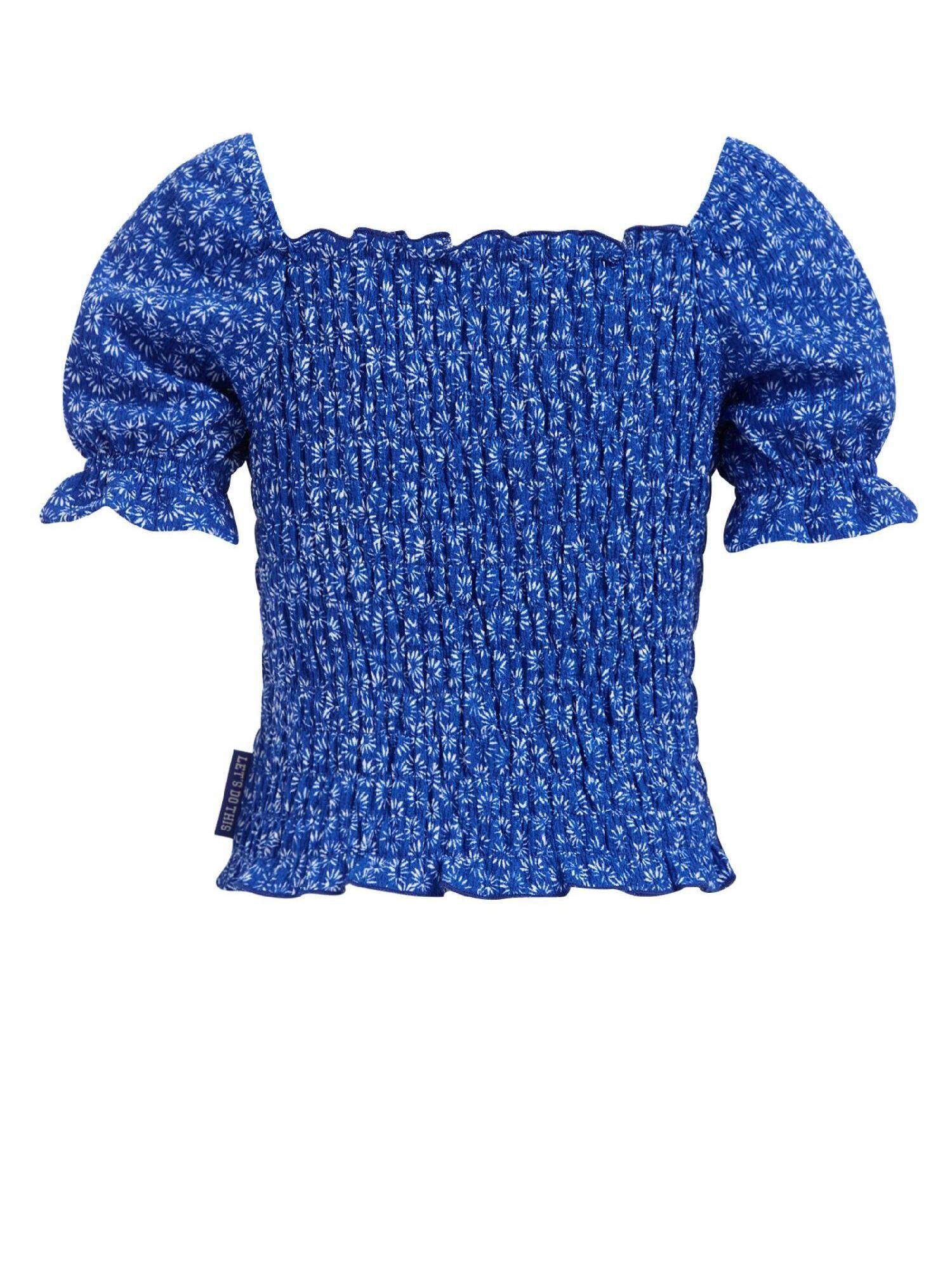 Fashion (1-tlg) WE Kobaltblau T-Shirt