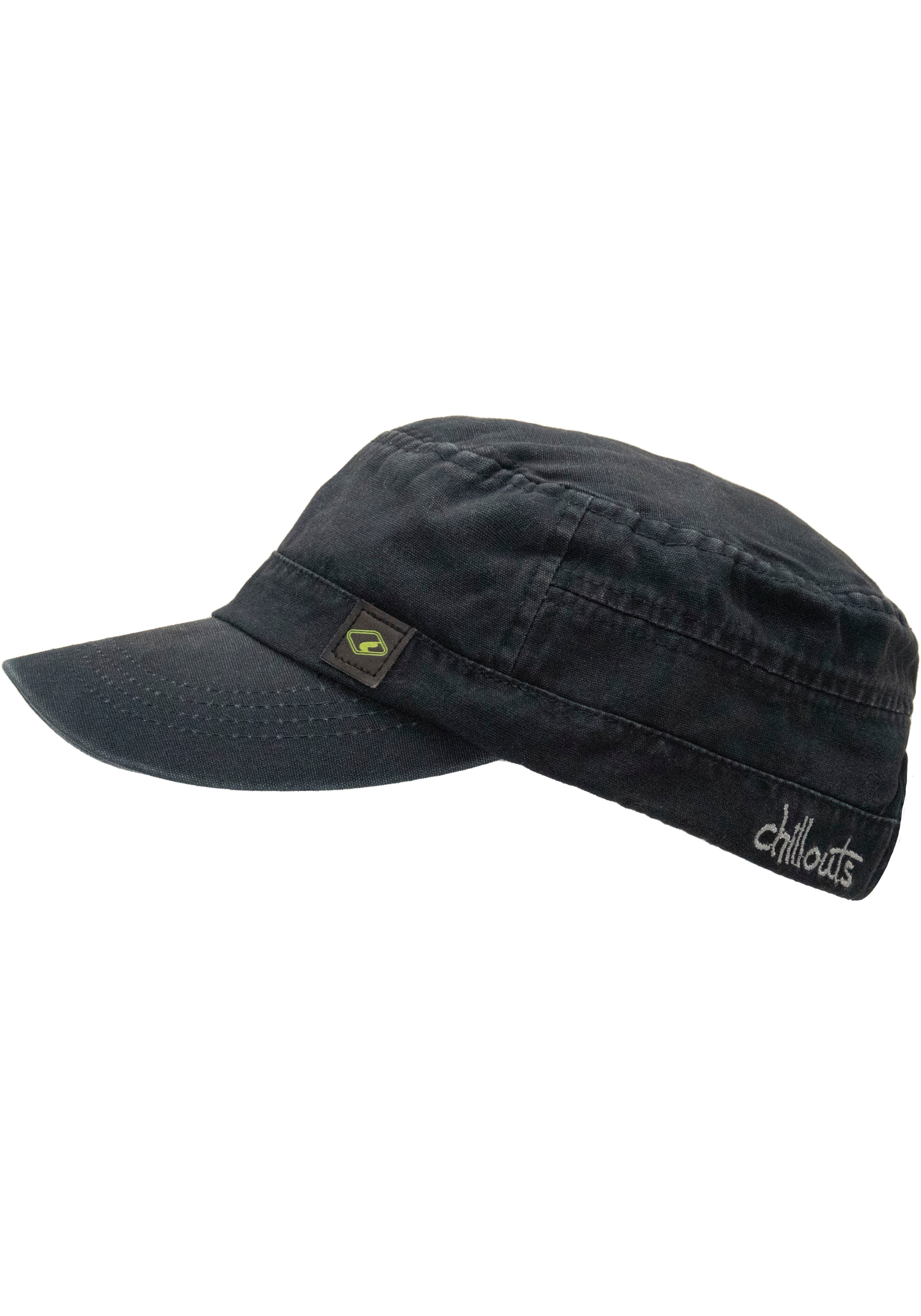 chillouts Baumwolle, reiner aus washed Size Army atmungsaktiv, One El Hat navy Paso Cap