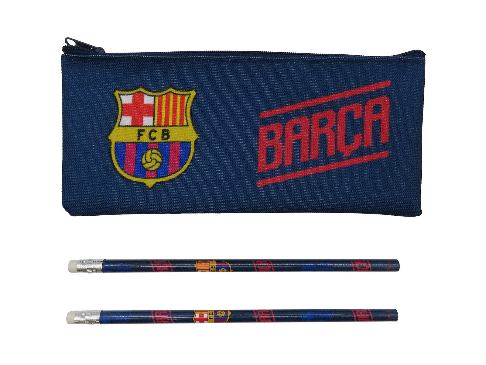 FC Barcelona Federmäppchen - Schreibset mit Bleistiften, (1-tlg) – Bild 4 von 5