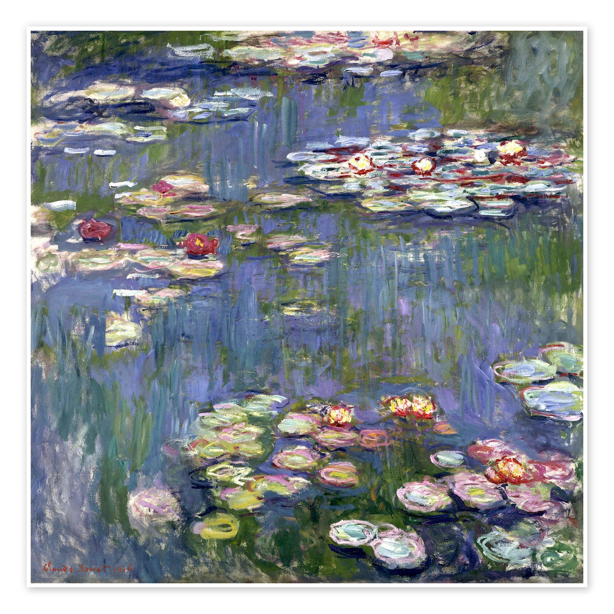 Posterlounge Poster Claude Monet, Seerosen, 1916, günstig online kaufen