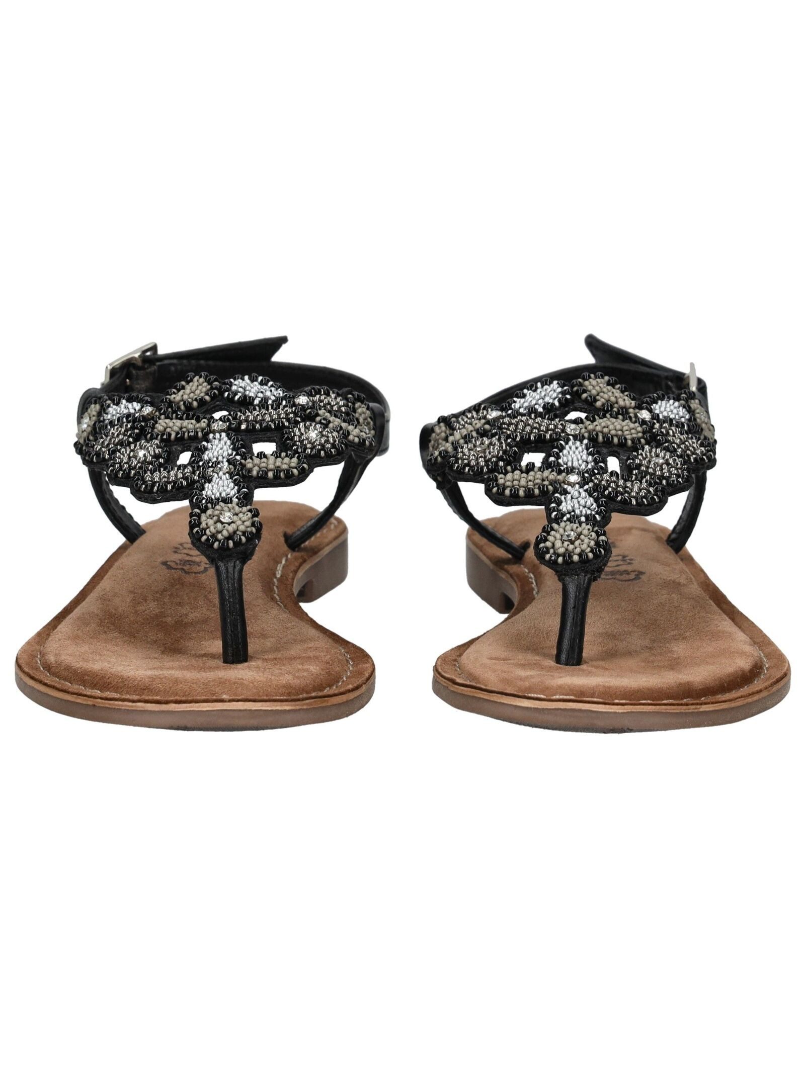 Lazamani Lazamani Zehensteg Leder Zehentrenner