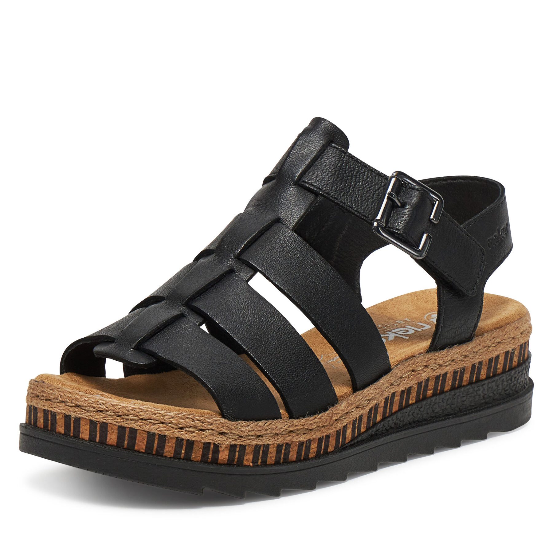 Rieker Rieker Damen-Sandalen Schwarz V7904-00 Sandale