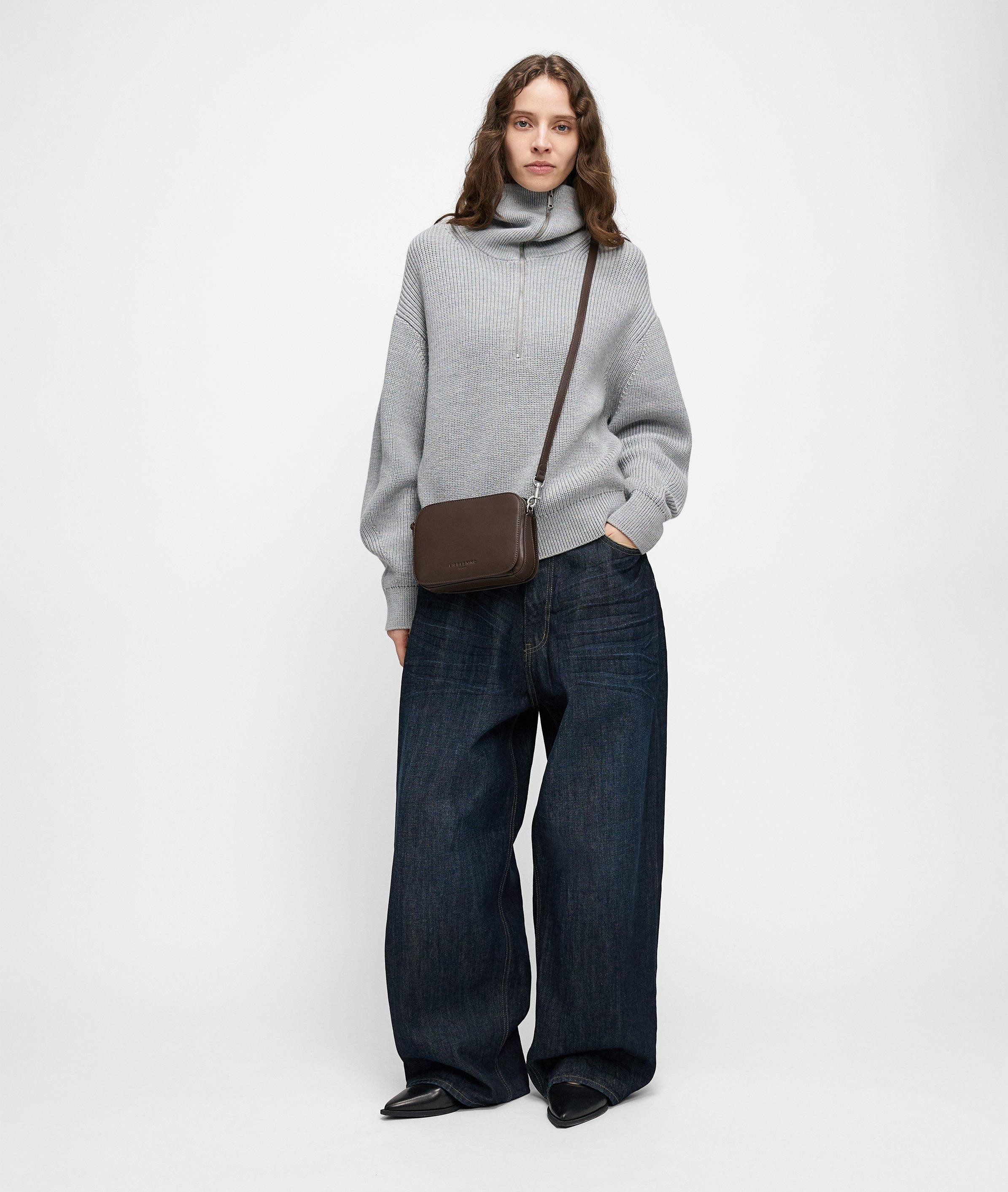 Liebeskind Berlin Umhängetasche Luka Crossbody S, Handliche Crossbody-Bag aus Rindsleder
