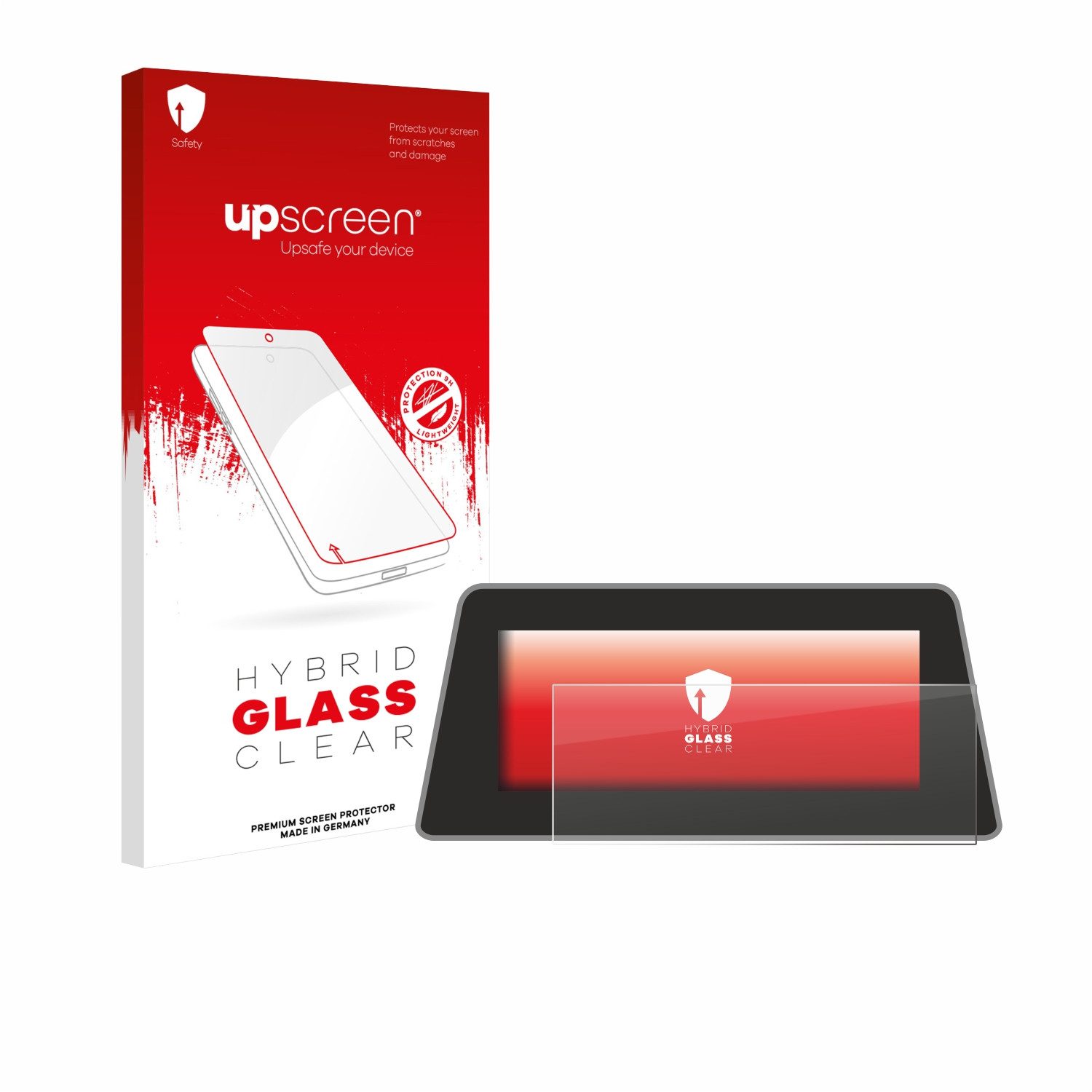 upscreen Displayschutzglas Folie für BMW 5 G30/G31 Navigation Business 2017-2019, Schutzfolie Glas Panzer Display Schutz klar