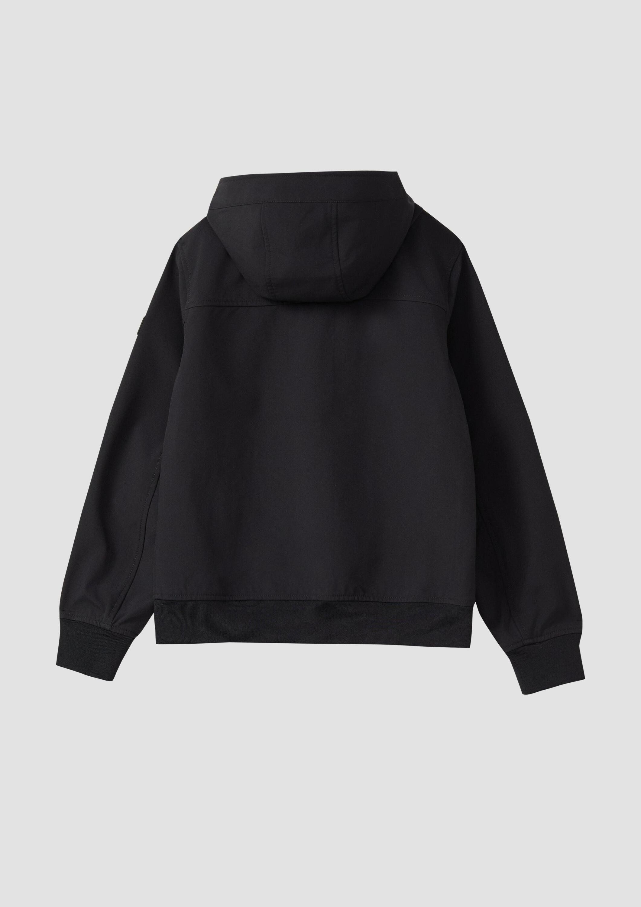 s.Oliver Funktionsjacke Outdoor-Jacke Wetterfeste Softshell-Jacke mit Kapuze
