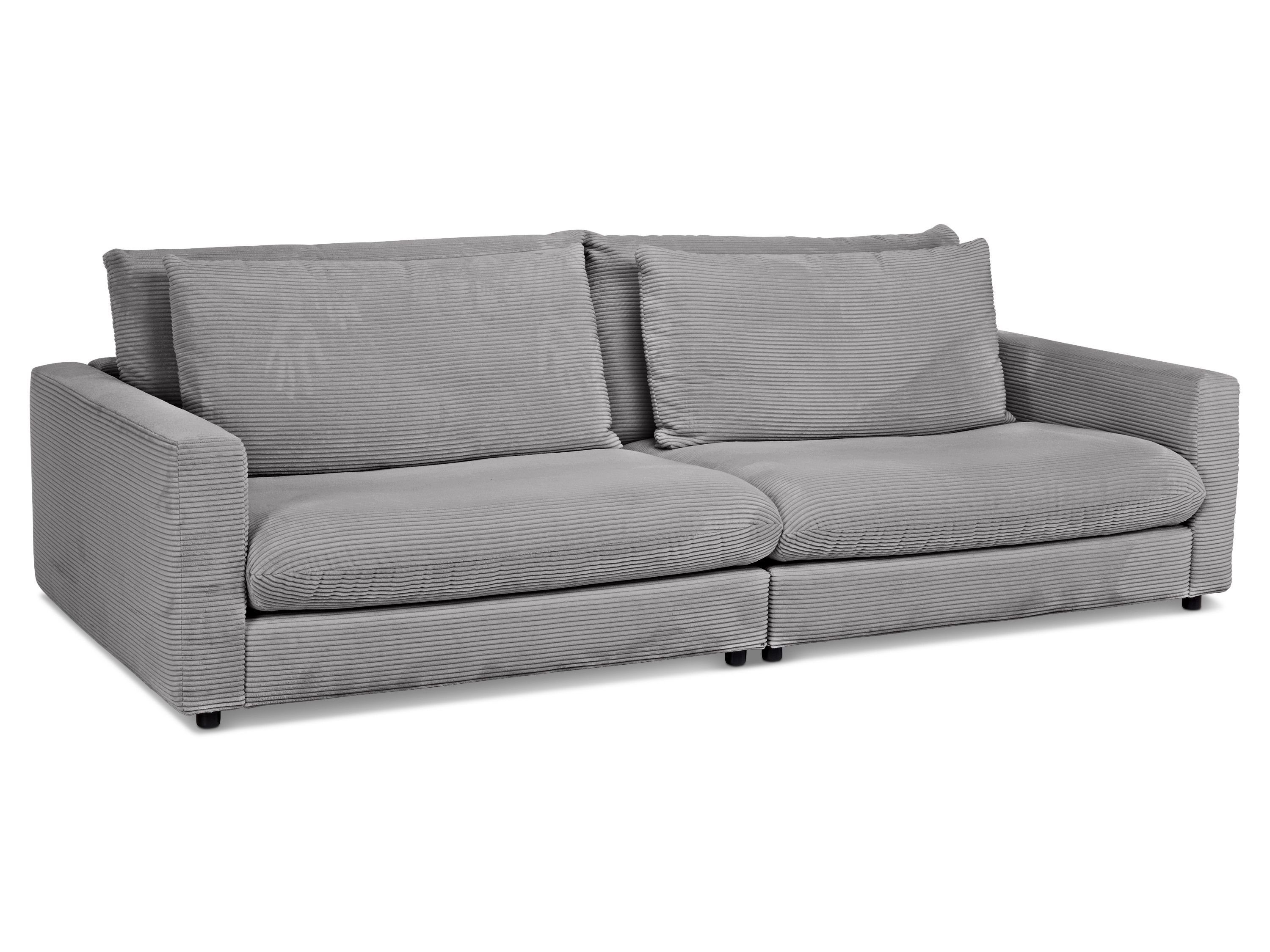 SANSIBAR Living Sofa Sofa SANSIBAR DAGEBÜLL BHT 268x87x127 cm grau Couch Einzelsofa Zweier