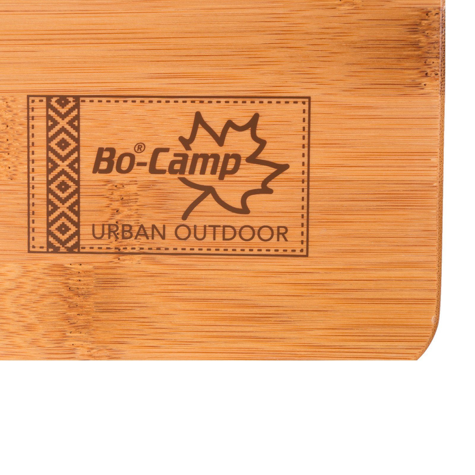 Klappbar Falttisch, Camping verstellbar Gartentisch Campingtisch Alu Klapptisch Bambus Bo-Camp