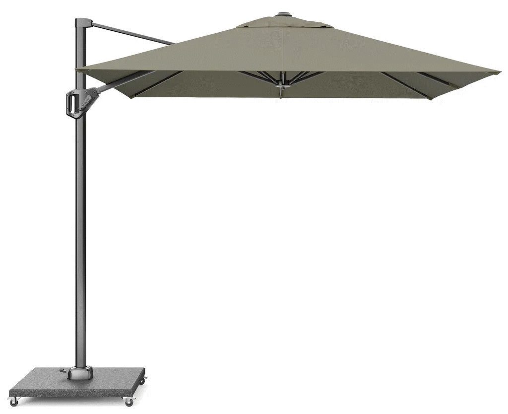 Ampelschirm Venezuela T1 Ampelschirm 250x250x266cm Polyester Anthrazit Taupe