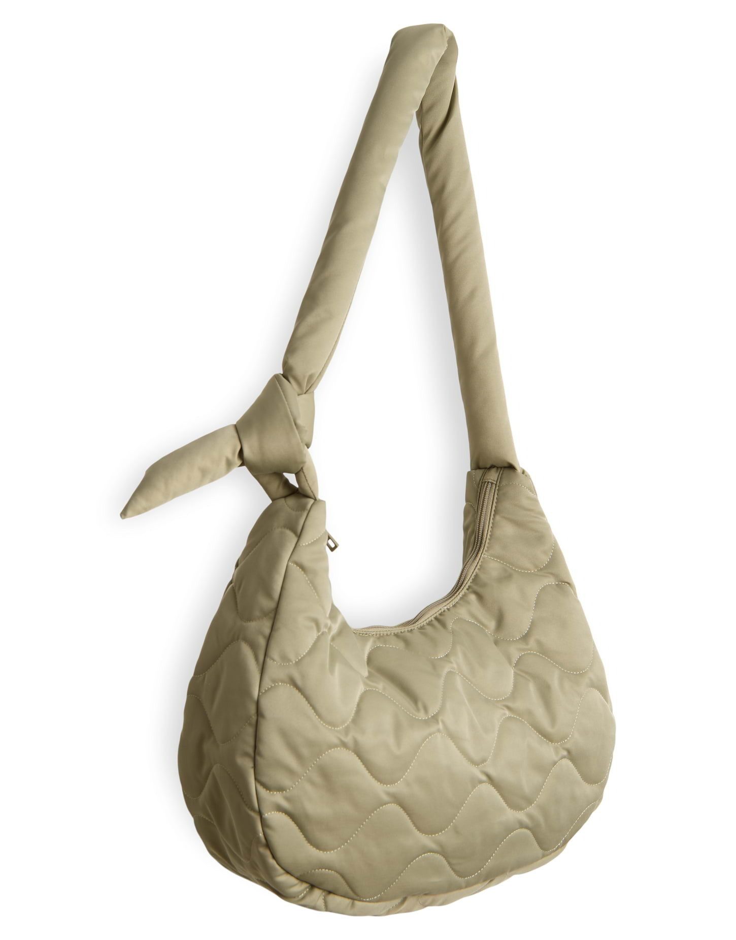 OPUS Umhängetasche APADDIE wattiert mit Knotendetail, one size, glatter Gri günstig online kaufen