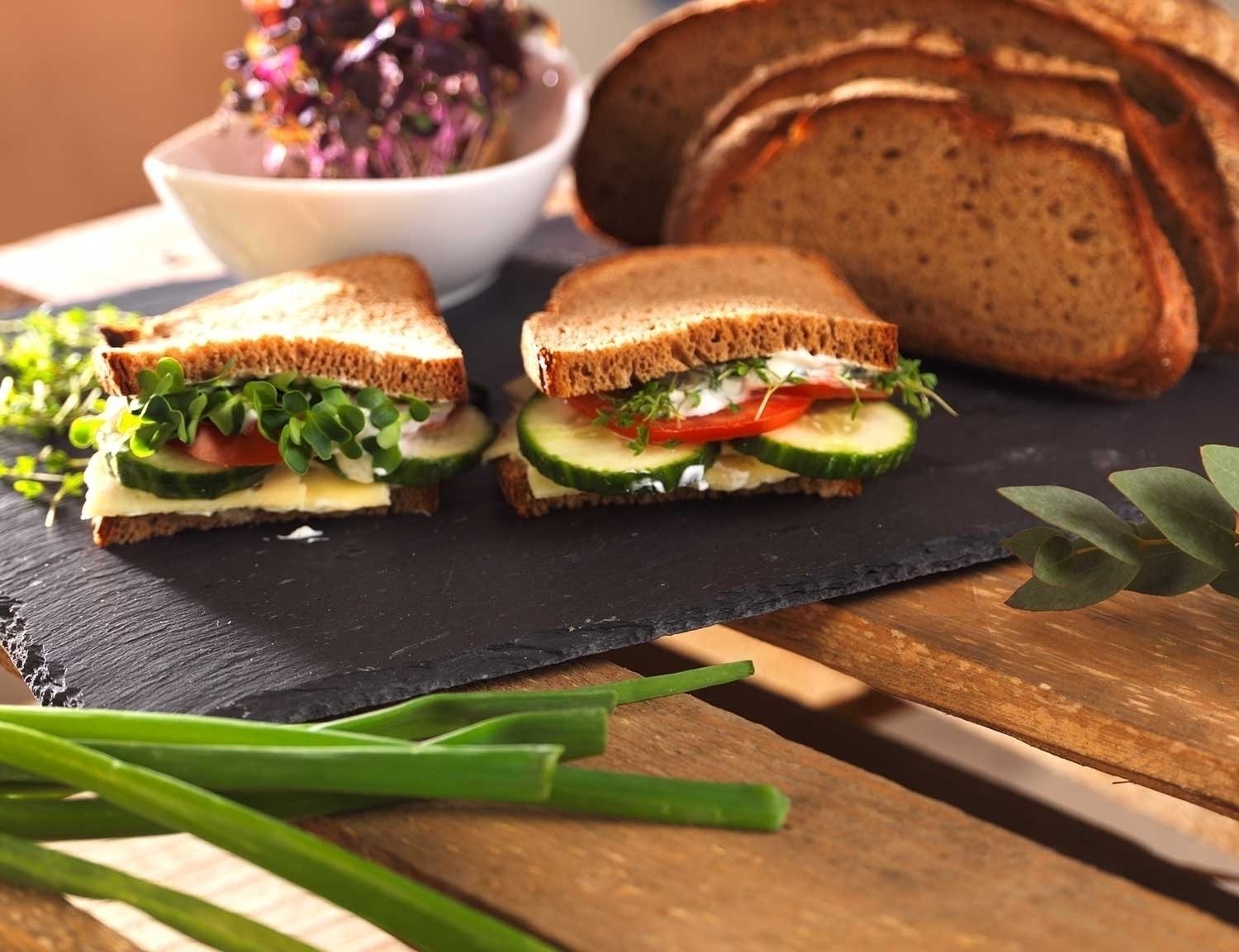 HIT Trading Servierplatte, Schiefer