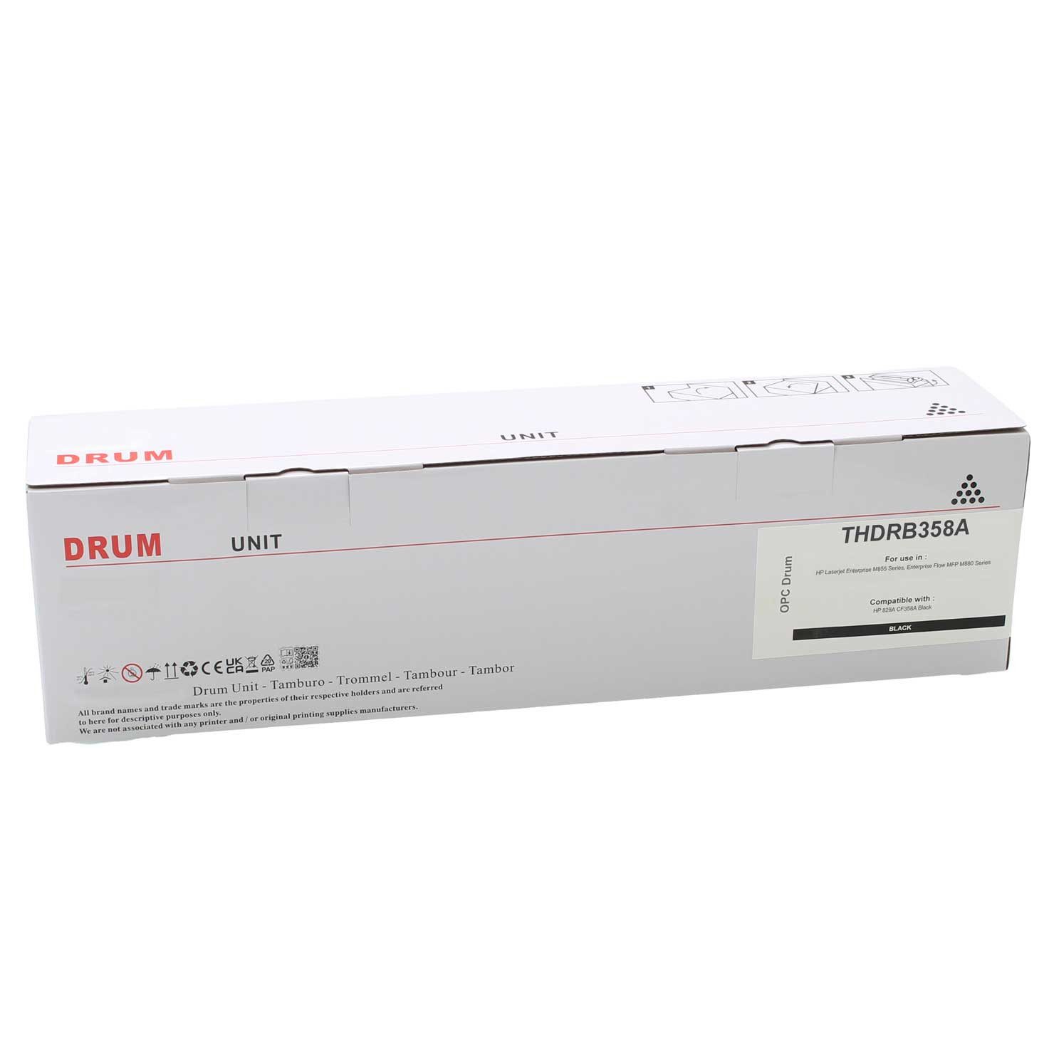 ABC Tonerkartusche Kompatible Bildtrommel für HP 828A CF358A Schwarz Laserjet Enterprise