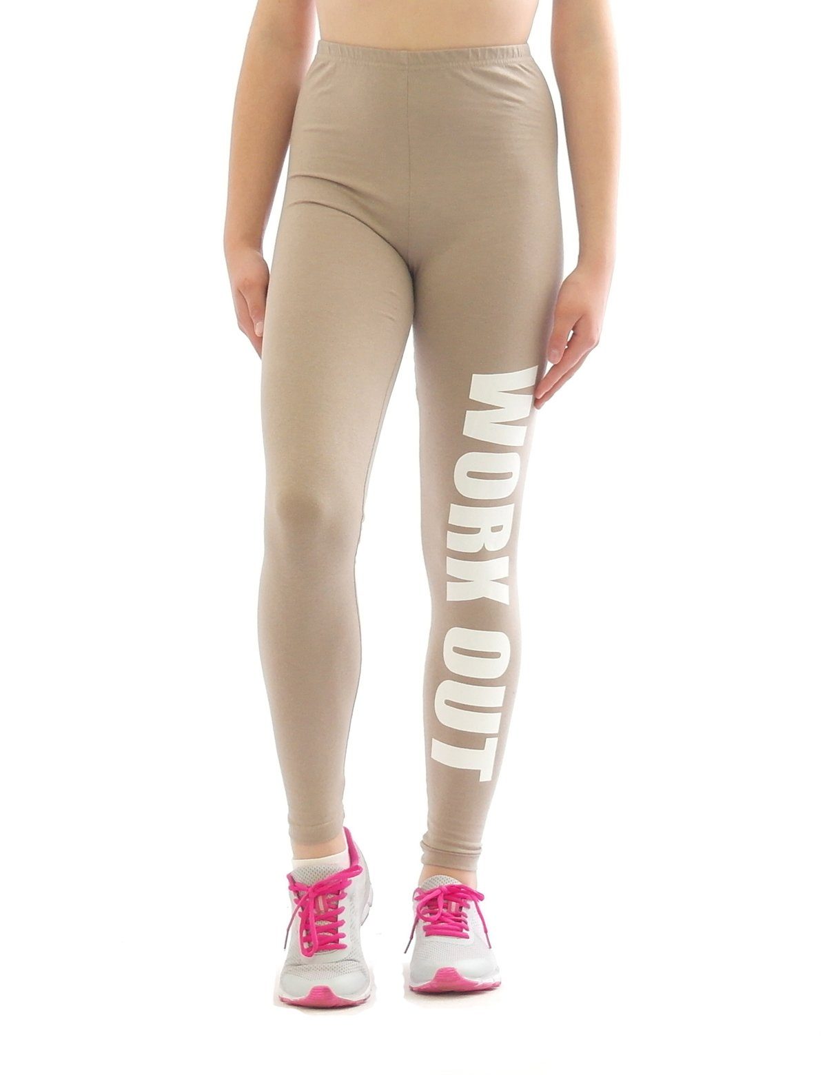YESET Leggings Leggings Druck WORK OUT günstig online kaufen