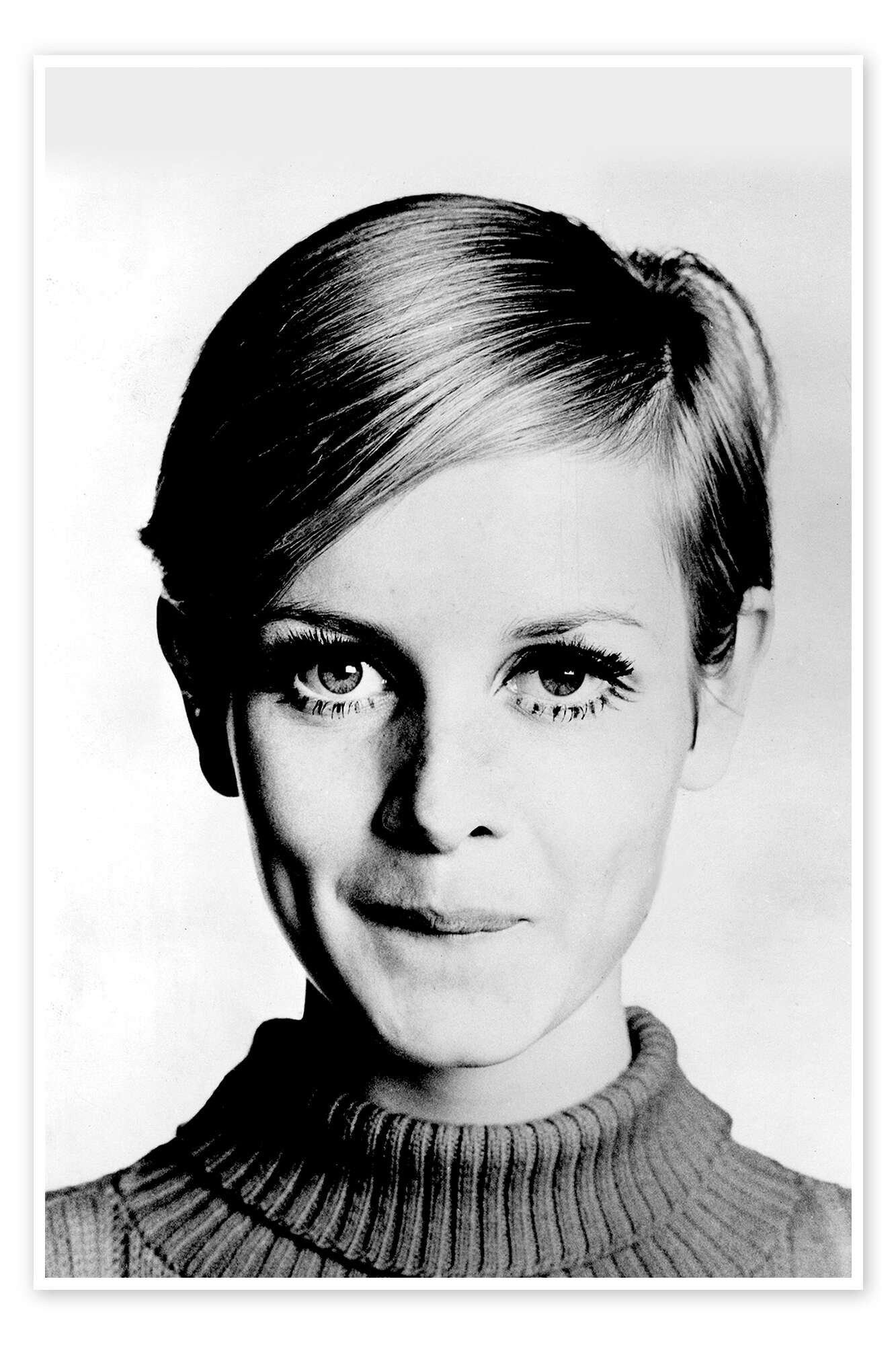 Posterlounge Wandbild Kesse Twiggy, Celebrity Collection, erhältlich als Poster, Leinwandbild, Wandsticker oder Acrylglasbild