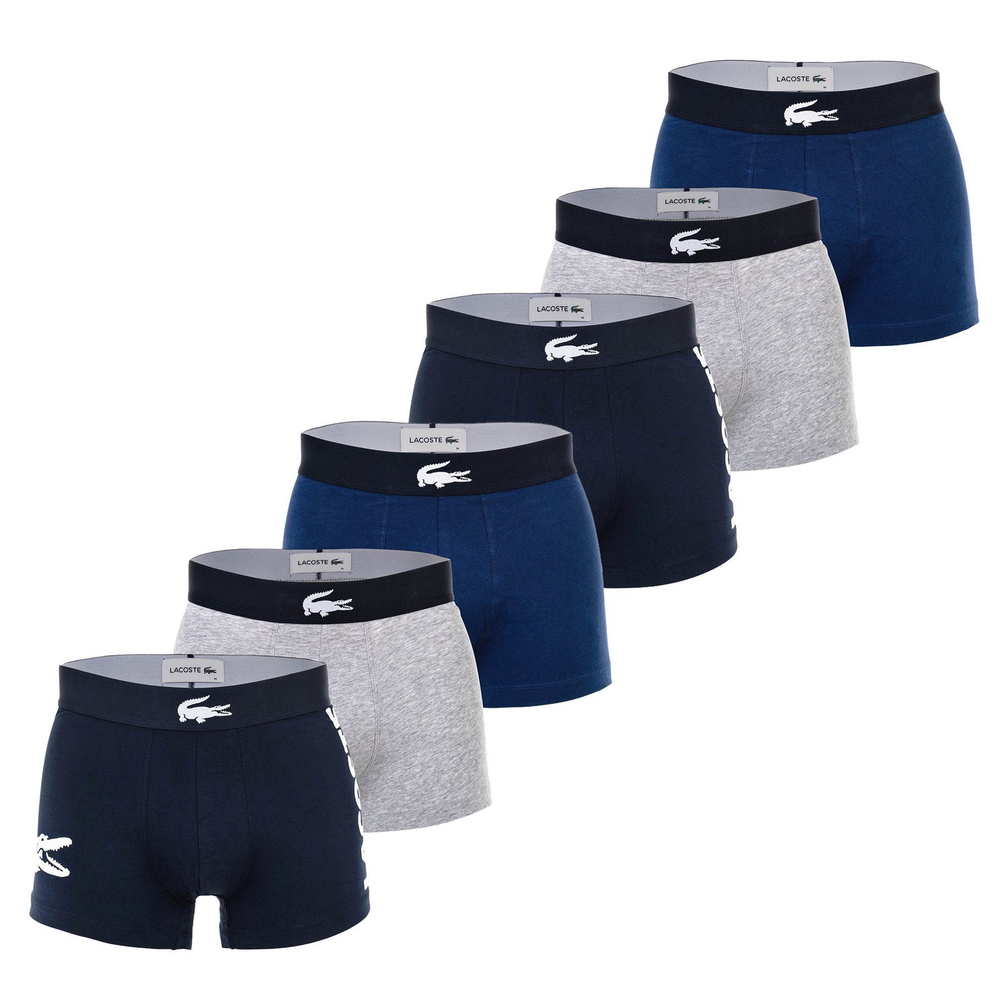 Lacoste Boxer Herren Boxershort 6er Pack Baumwolle (Packung, 6er Pack)