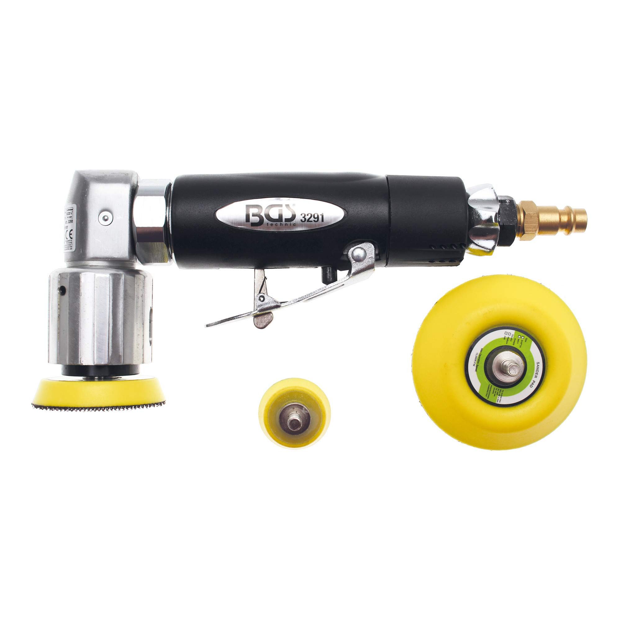 BGS technic Druckluft-Exzenterschleifer BGS Druckluft-, Exzenter, -Winkelschleifer / -Polierer
