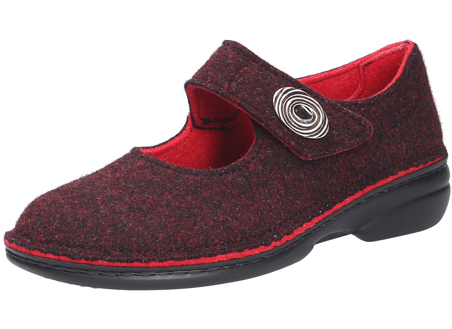 Finn Comfort Damen Hausschuhe RAMSAU rot Größe Hausschuh