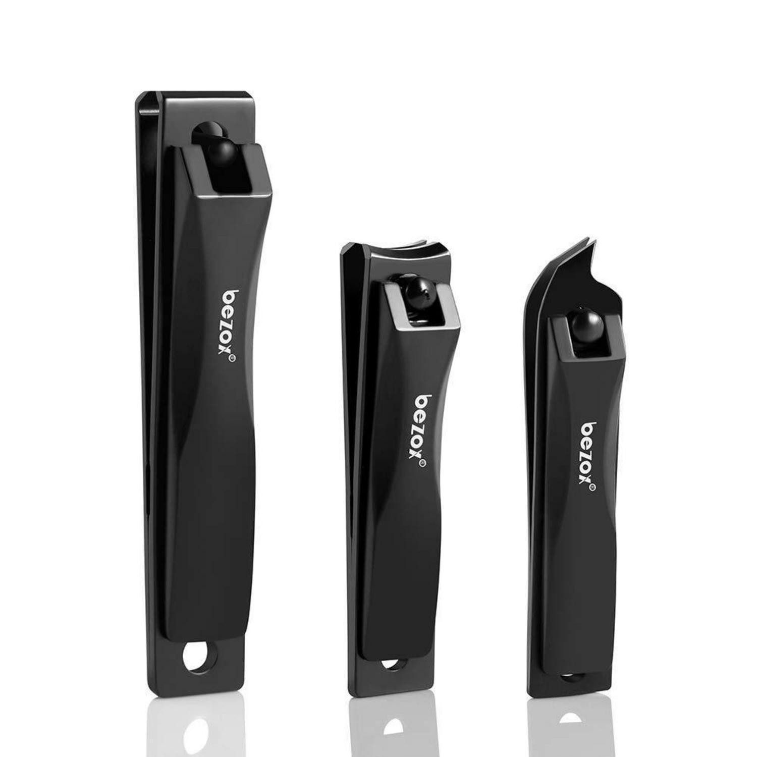 LuxusKollektion Nagelknipser-Set Nagelknipser Set aus Edelstahl für dicke Nägel - Scharfer & glatter