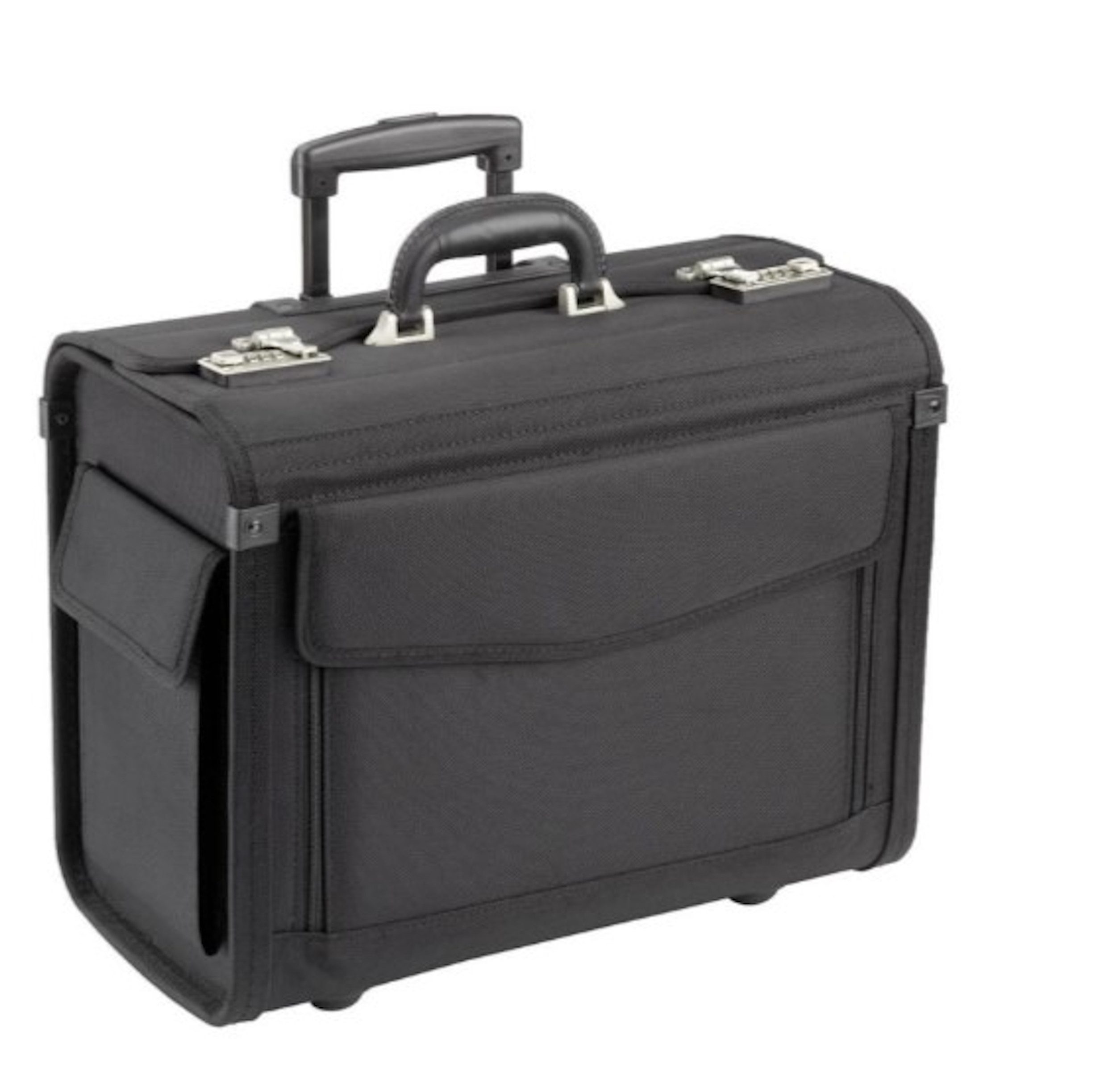Dermata Pilotenkoffer Business-Trolley - Piloten-Koffer - 45,5 x 37 x 23 cm