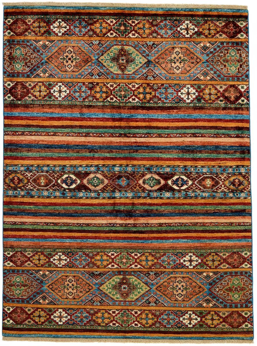 Orientteppich Arijana Shaal 152x202 Handgeknüpfter Orientteppich, Nain Trading, rechteckig, Höhe: 5 mm